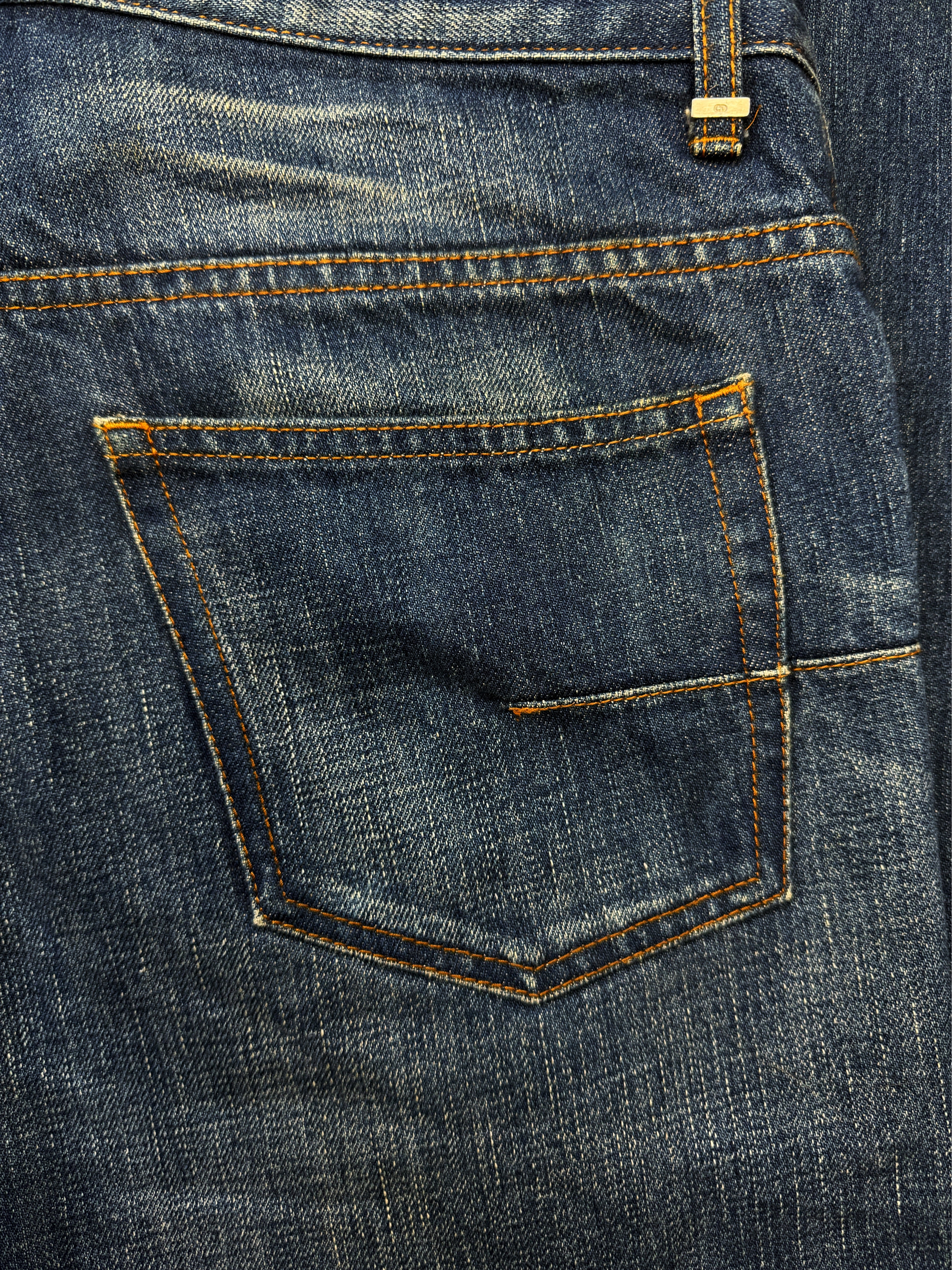 Dior Homme by Hedi Slimane Light Wash Blue Denim