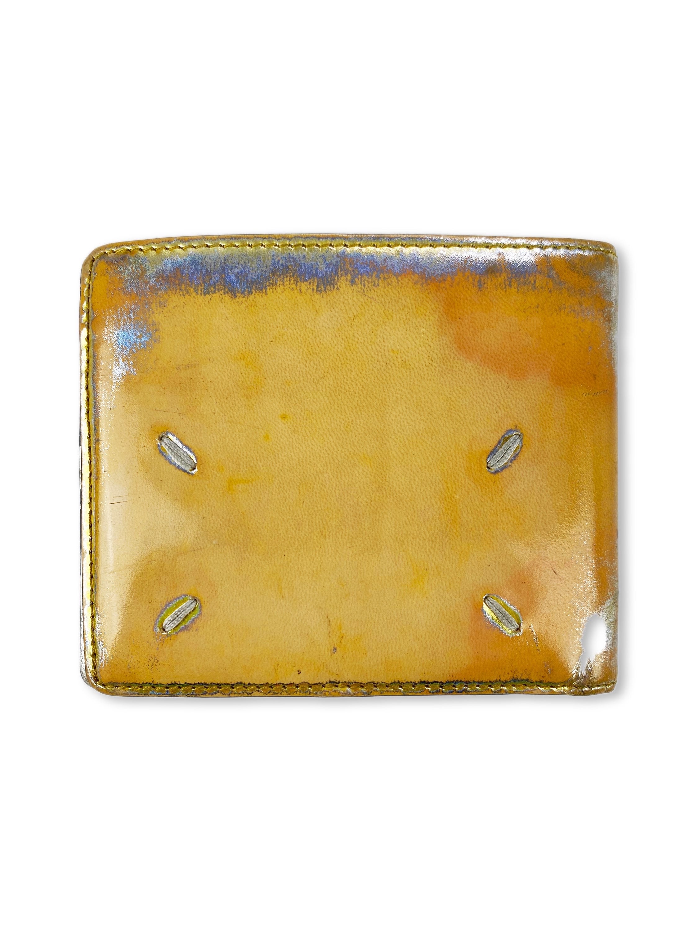00s Maison Margiela Iridescent Bifold Four Stitch Wallet