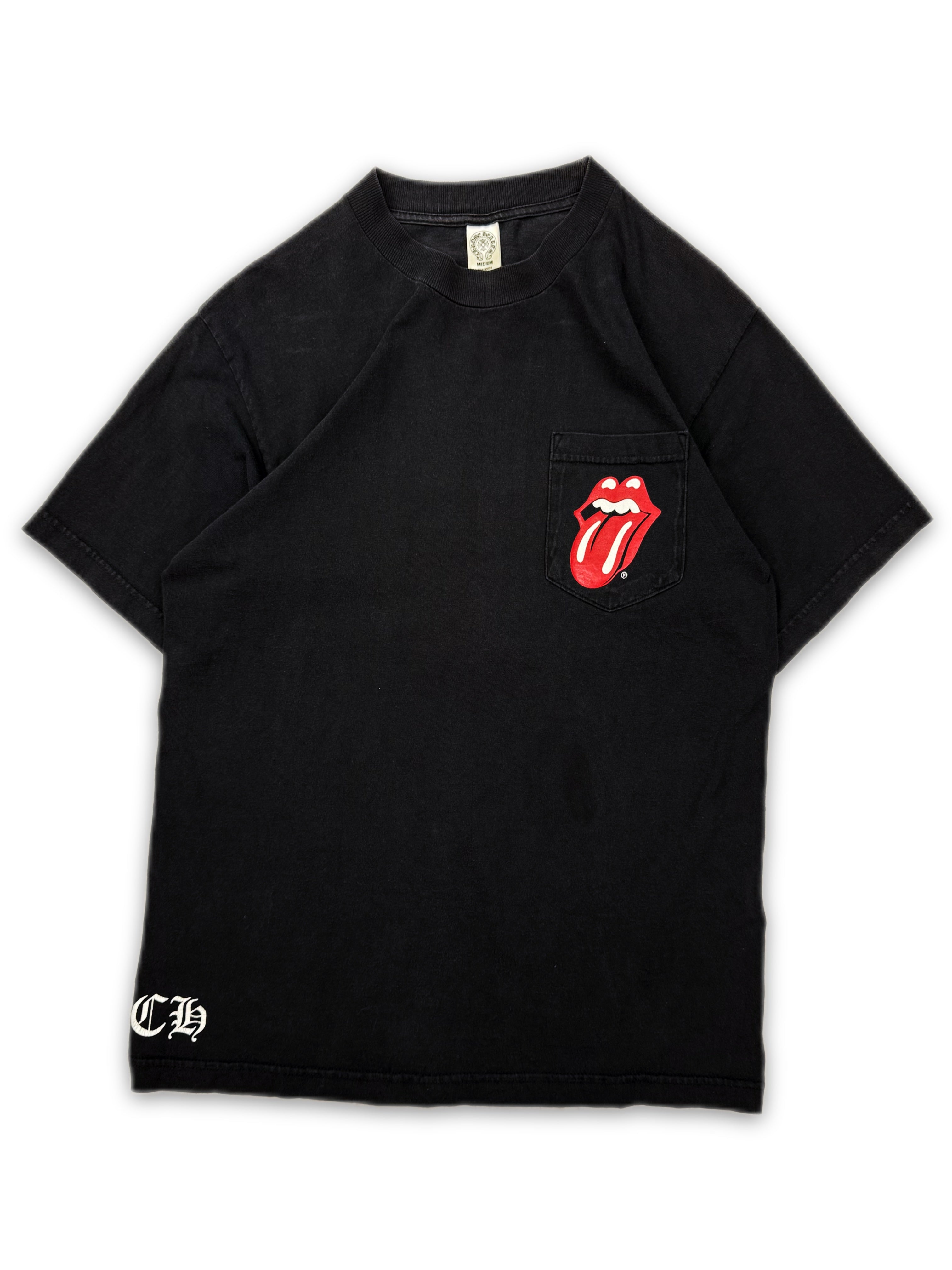 Chrome Hearts x Rolling Stones ‘Tonge &amp; Lips’ Horse Shoe T-Shirt