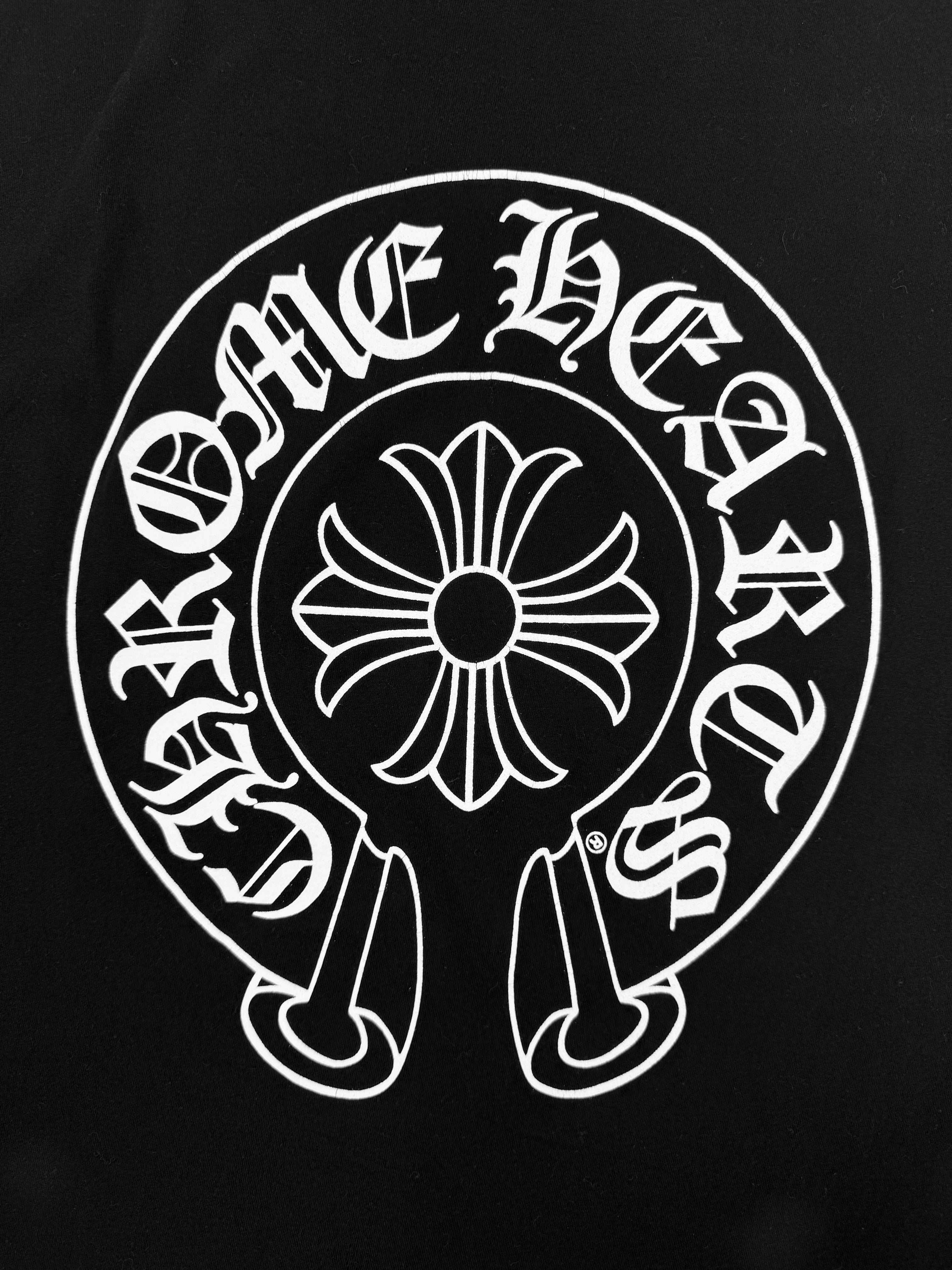 Chrome Hearts Horseshoe Logo Graphic T-Shirt