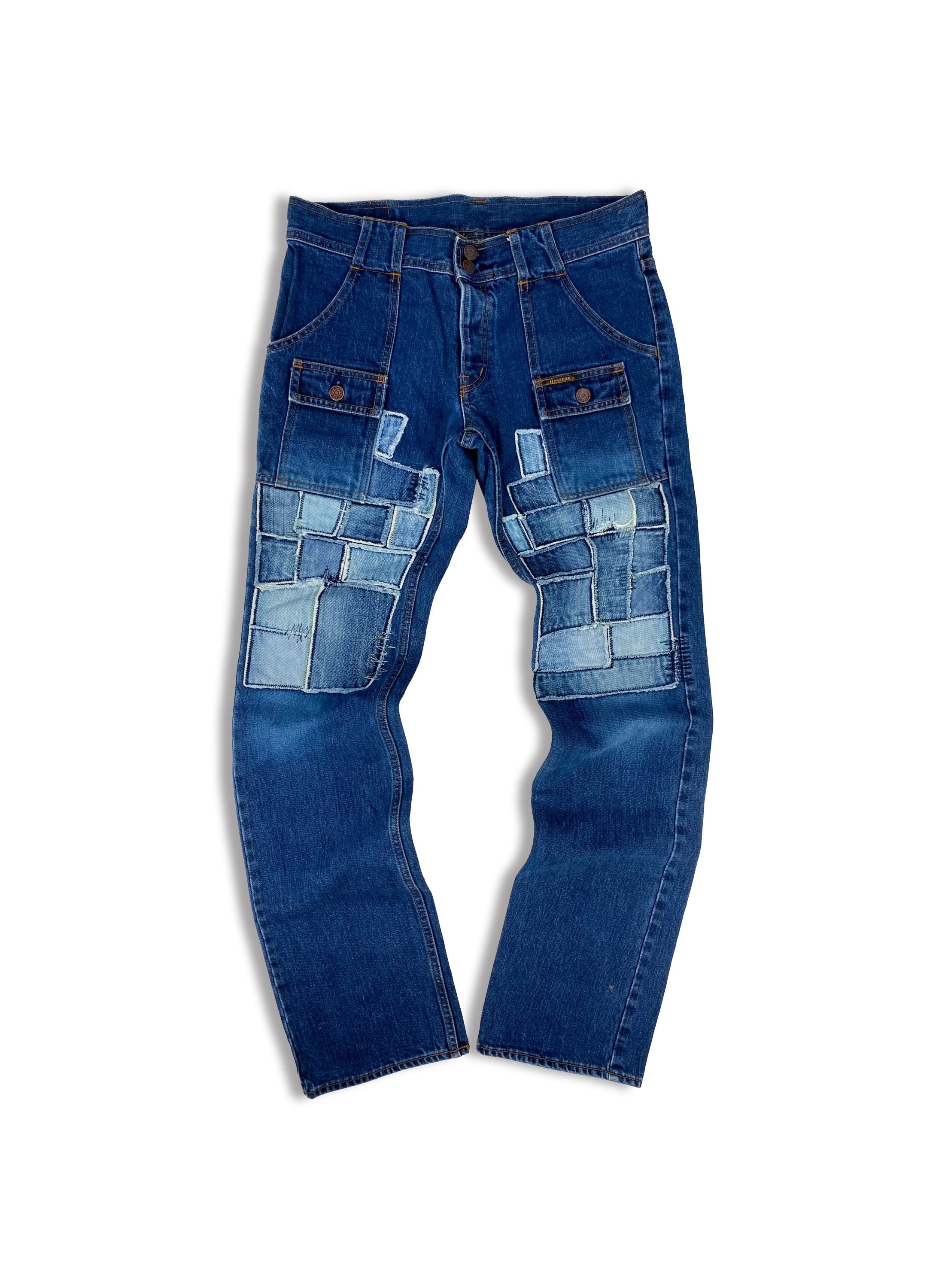 Hysteric Glamour ‘Patchwork’ Indigo Kinky Pocket Denim