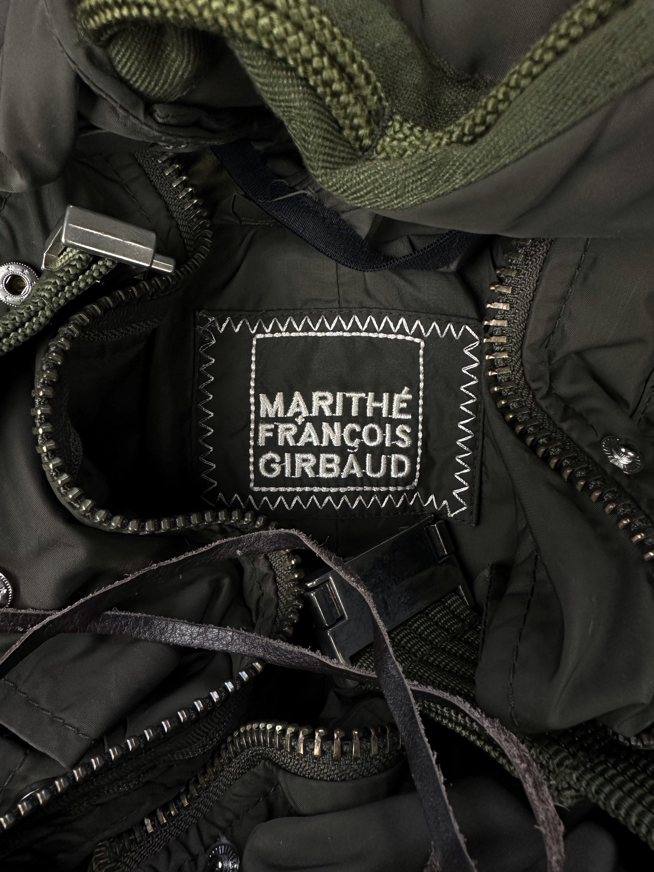 00s Marithe Francois Girbaud ‘Belted’ Exploding Puffer Jacket