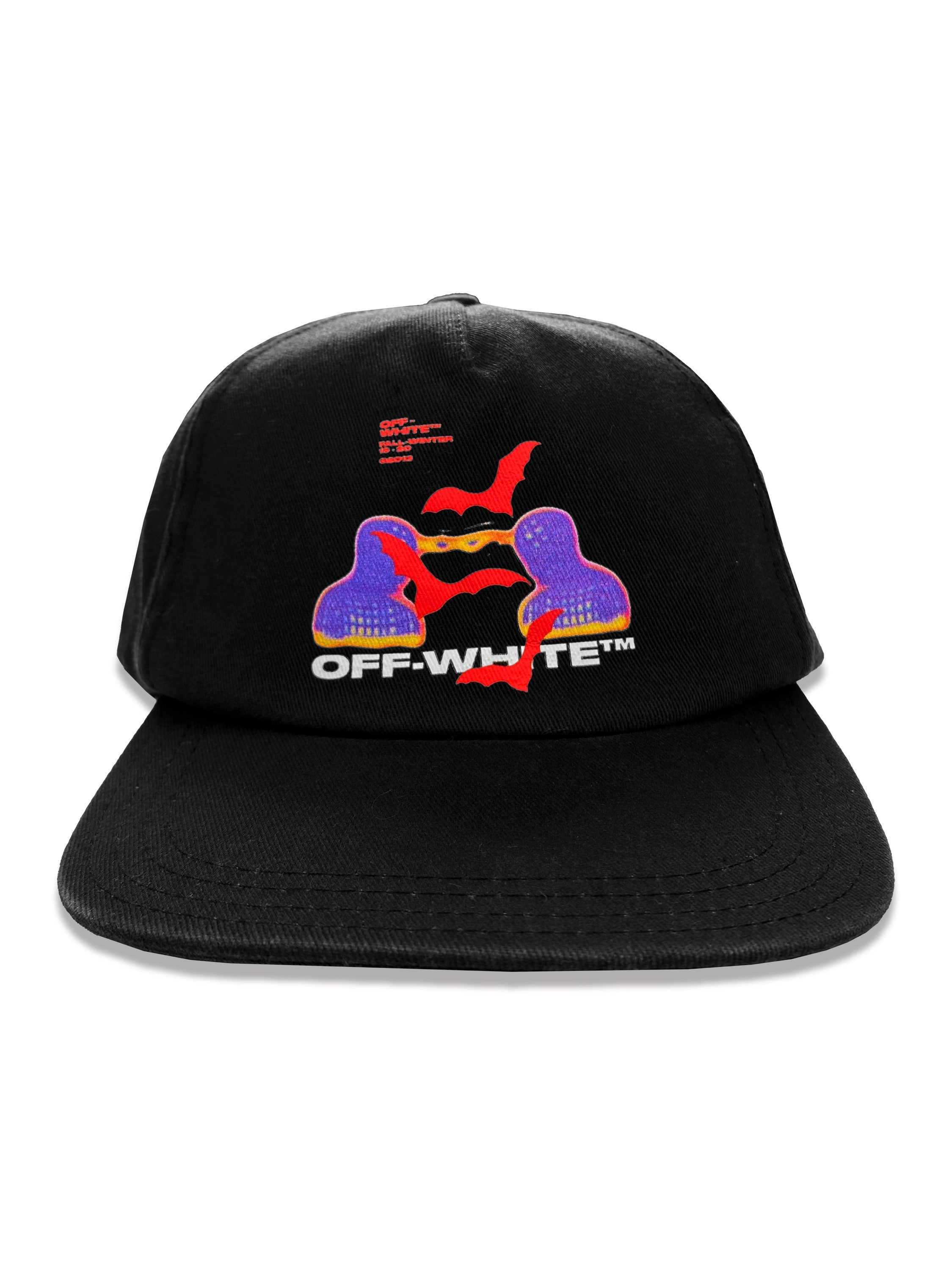 SS20 Off-White Thermal Graphic Snap Back Black Hat