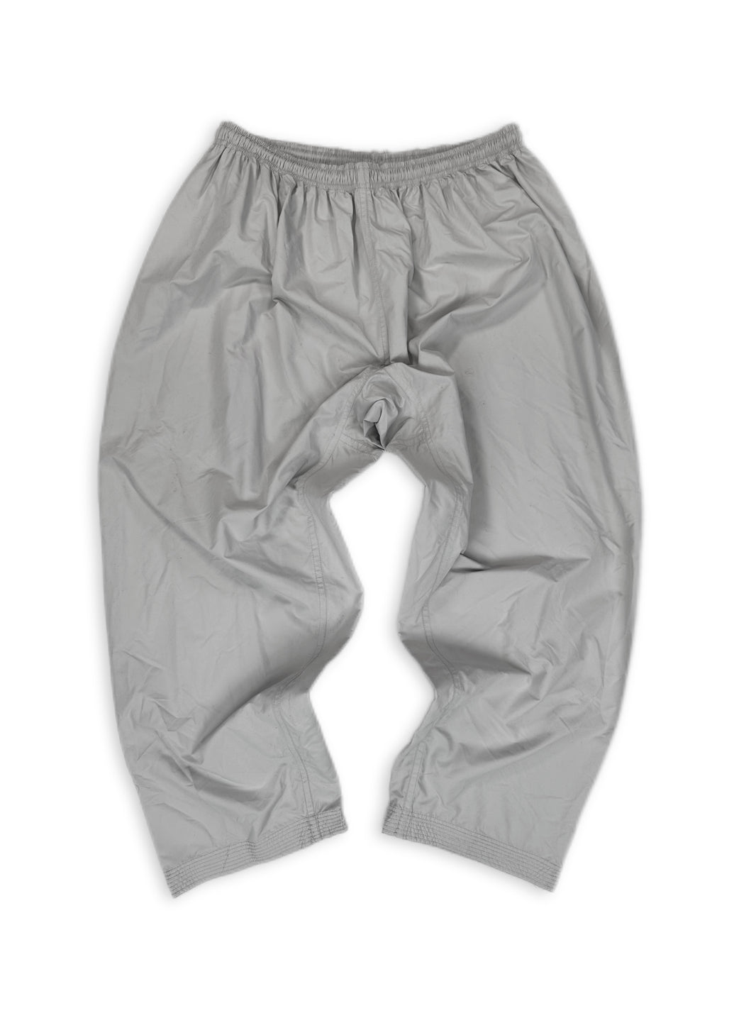 Balenciaga Grey Light Weight Wide Cut Drawstring Pants