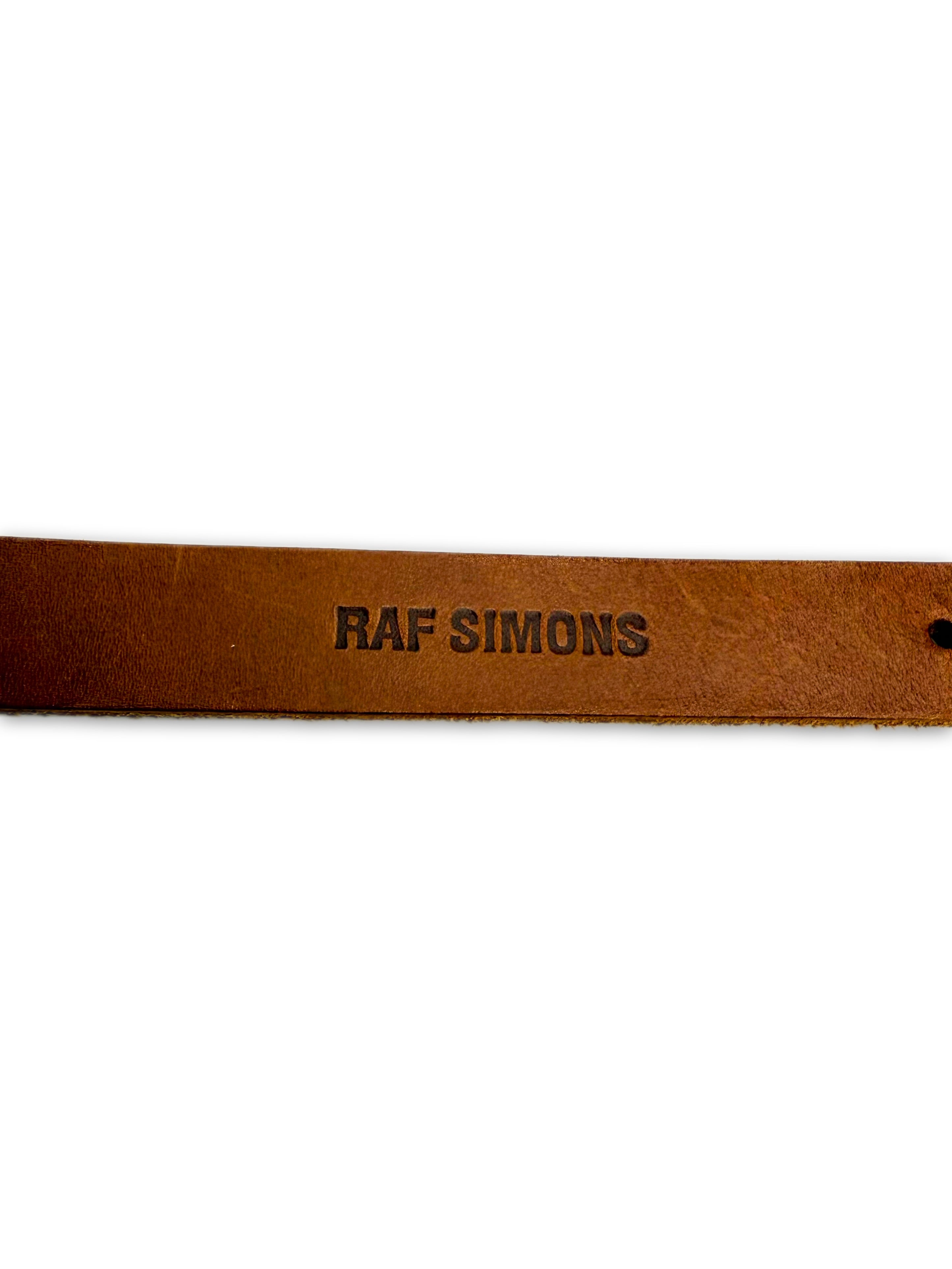 AW03 Raf Simons ‘All Shadows & Deliverance’ Double Wrap Leather Belt