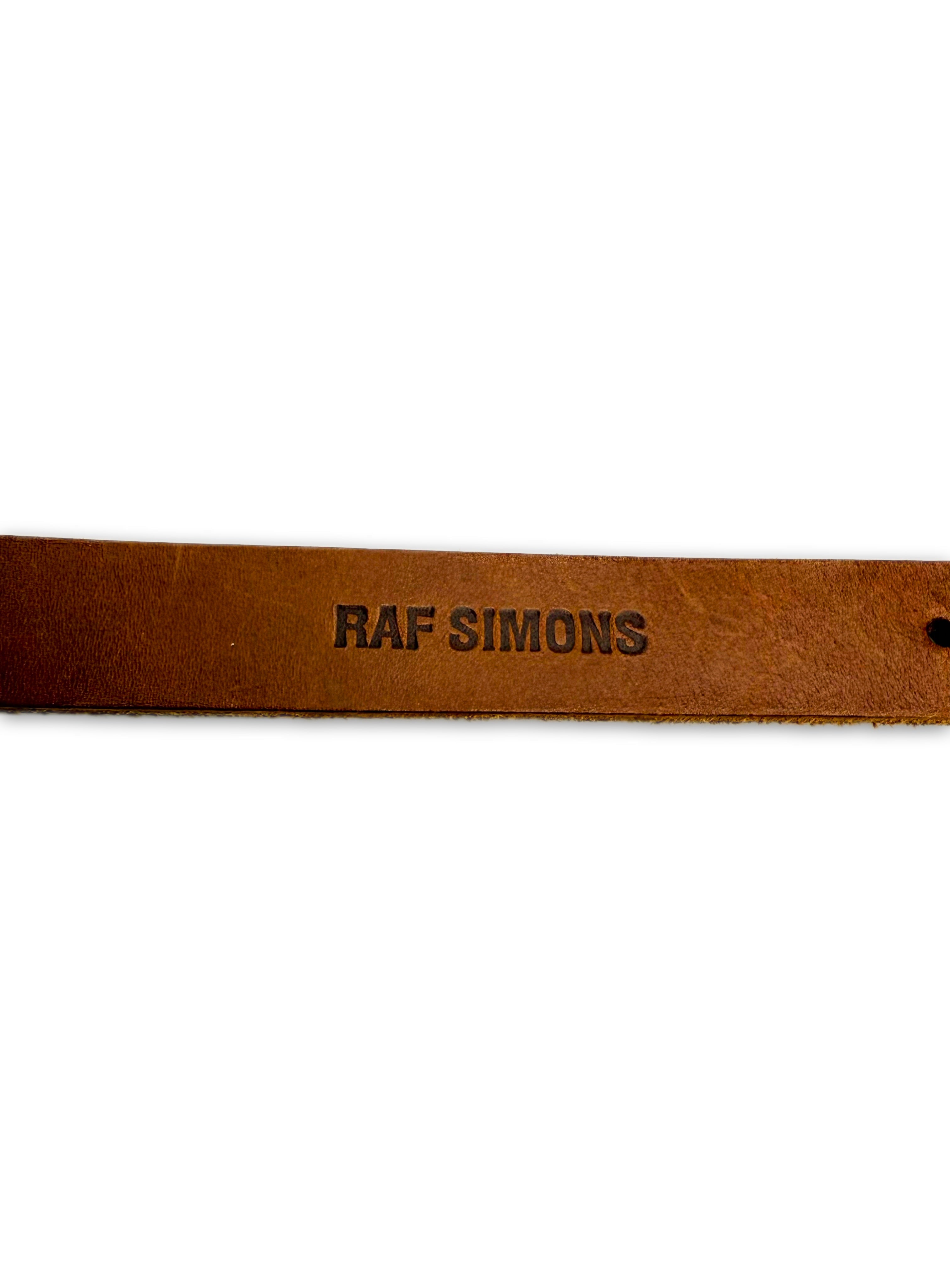 AW03 Raf Simons ‘All Shadows &amp; Deliverance’ Double Wrap Leather Belt