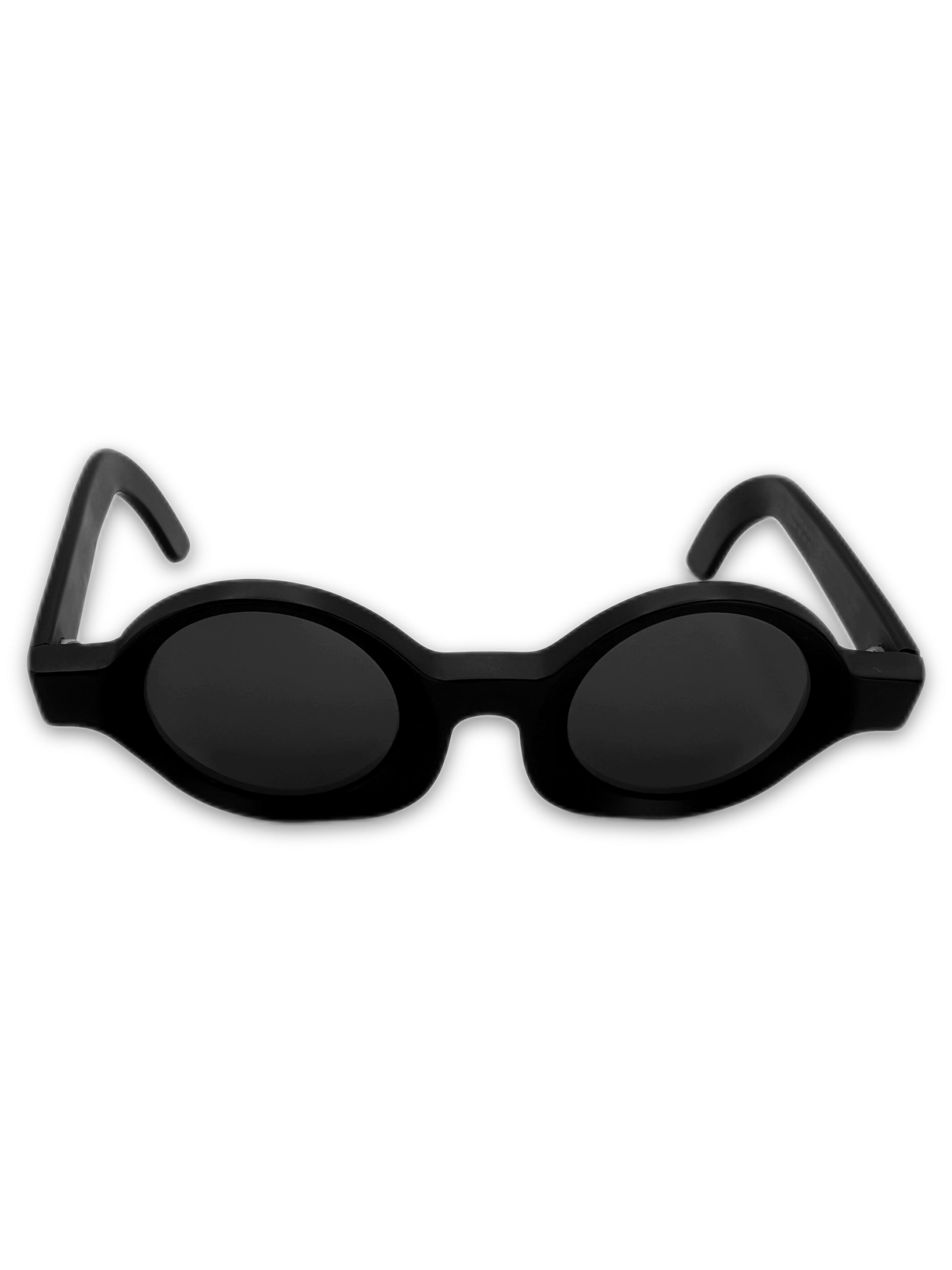 Julius x Kuboraum M7 Black Circle Lens Sunglasses