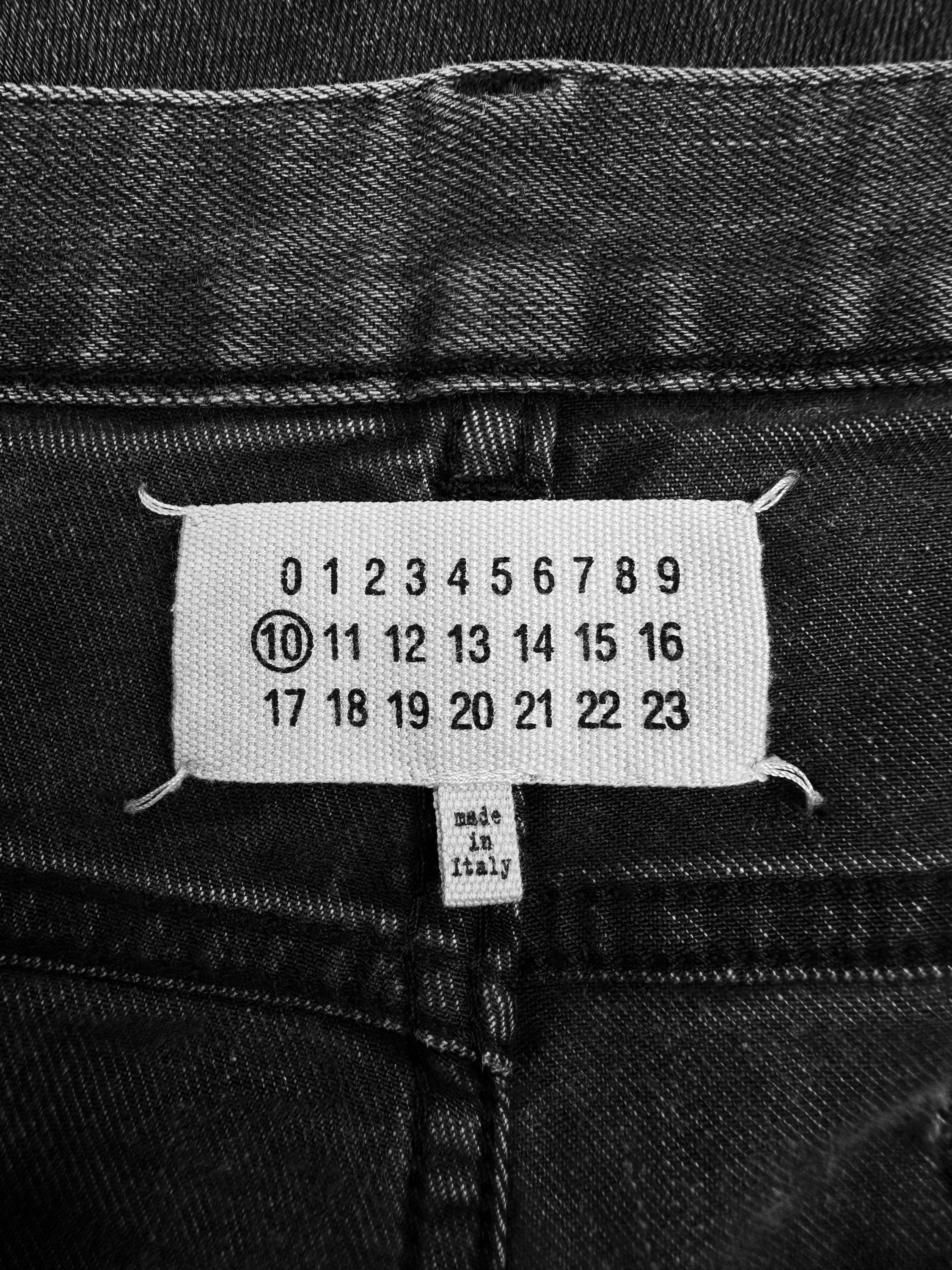 SS14 Maison Margiela Grey Washed 5 Pocket Denim