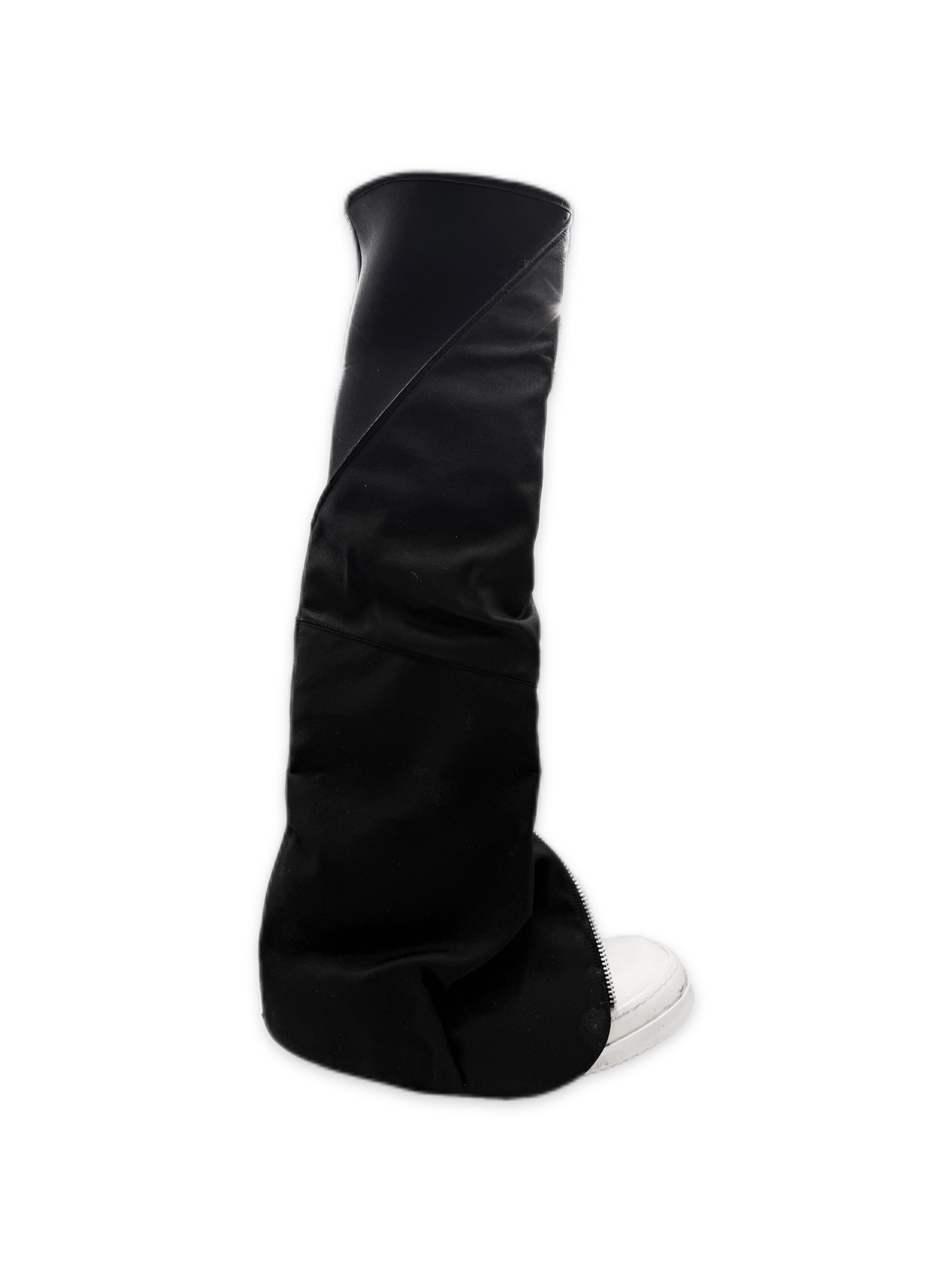 AW14 Rick Owens Moody Mid Leg Neoprene / Leather Fetish Boots