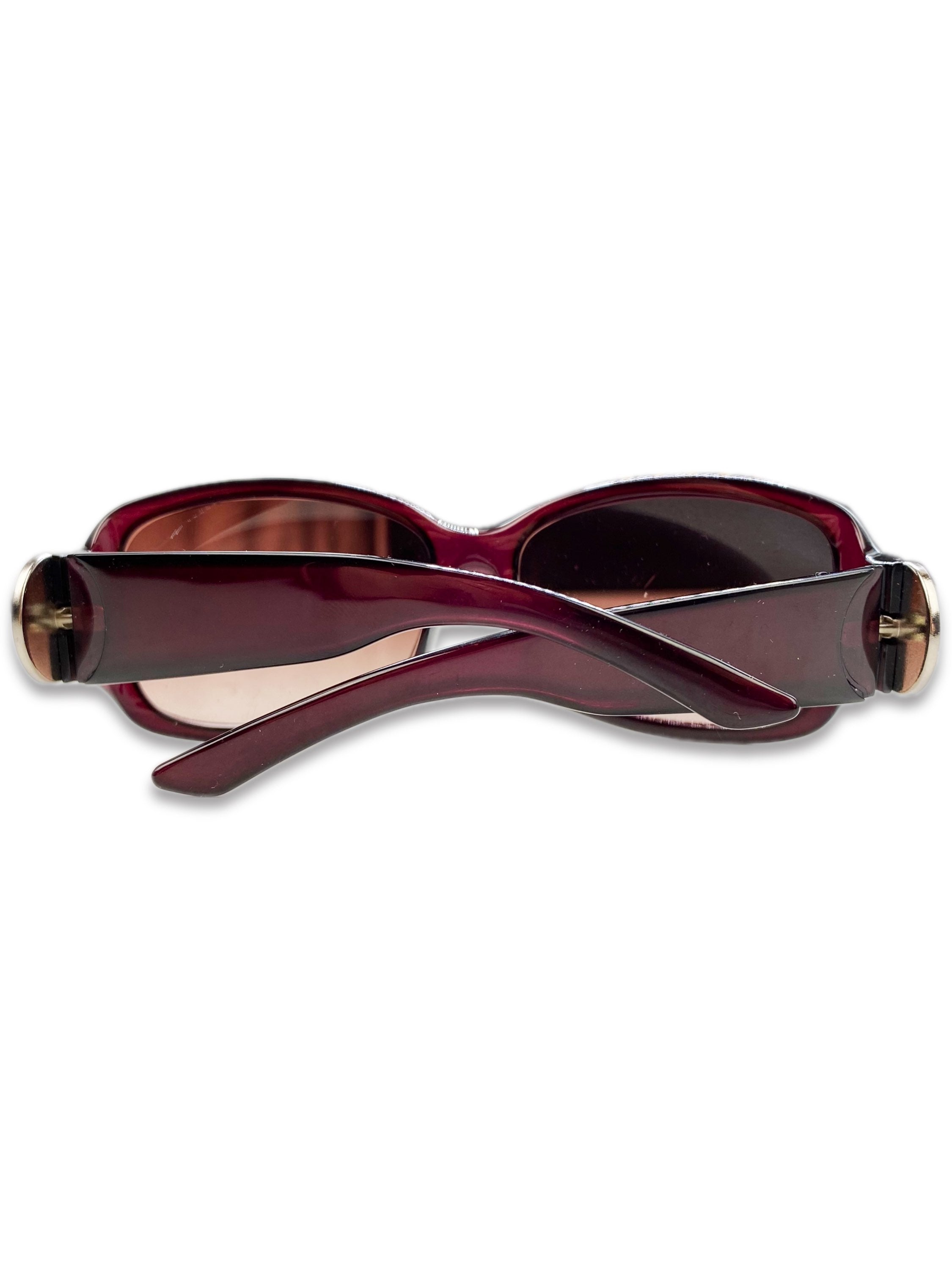 Dior ‘Star’ Rounded Frame Warm Tint Metallic Logo Sunglasses