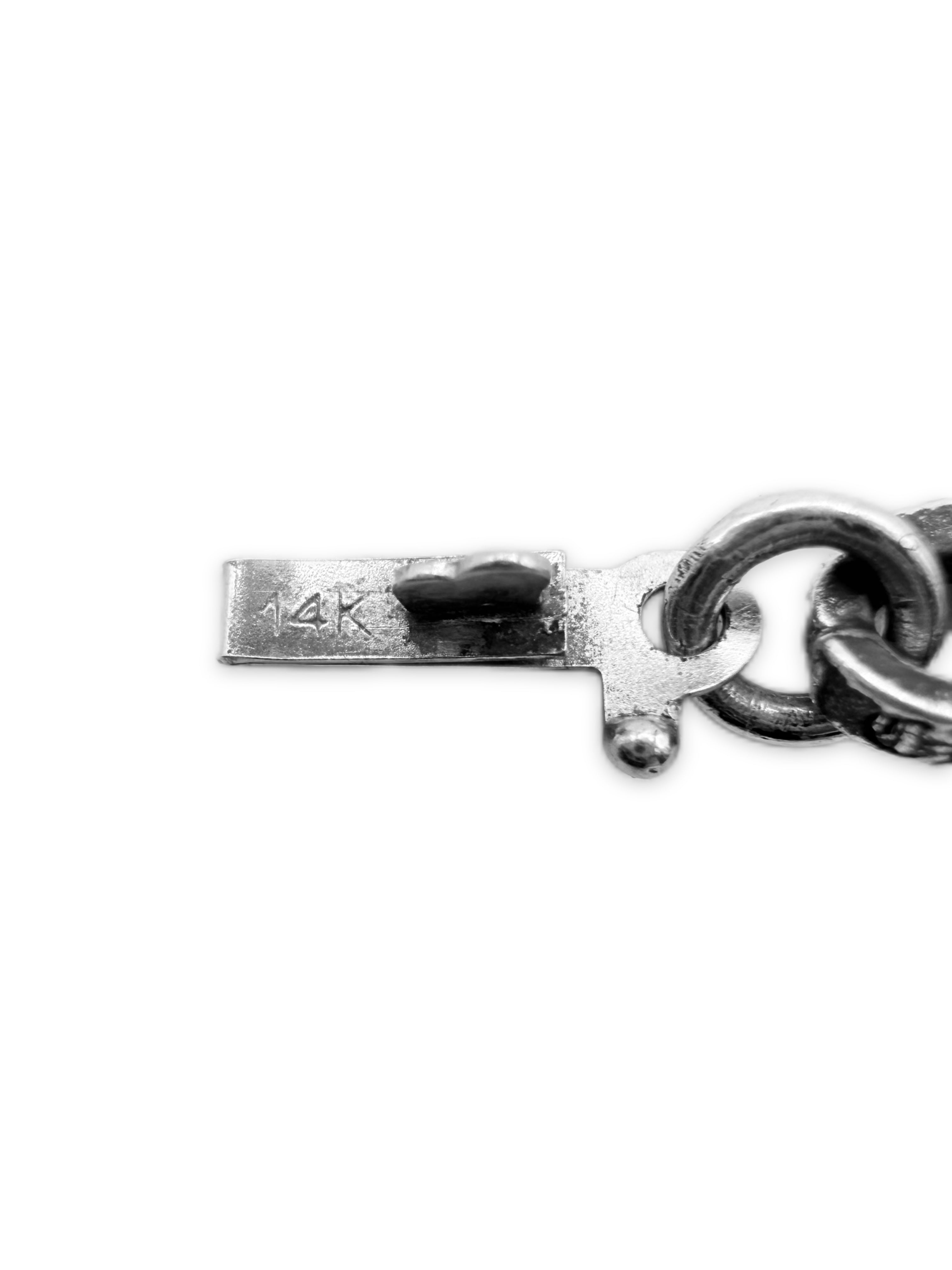 Chrome Hearts ‘Paper Chain’ 8.5 in .925 Silver Bracelet