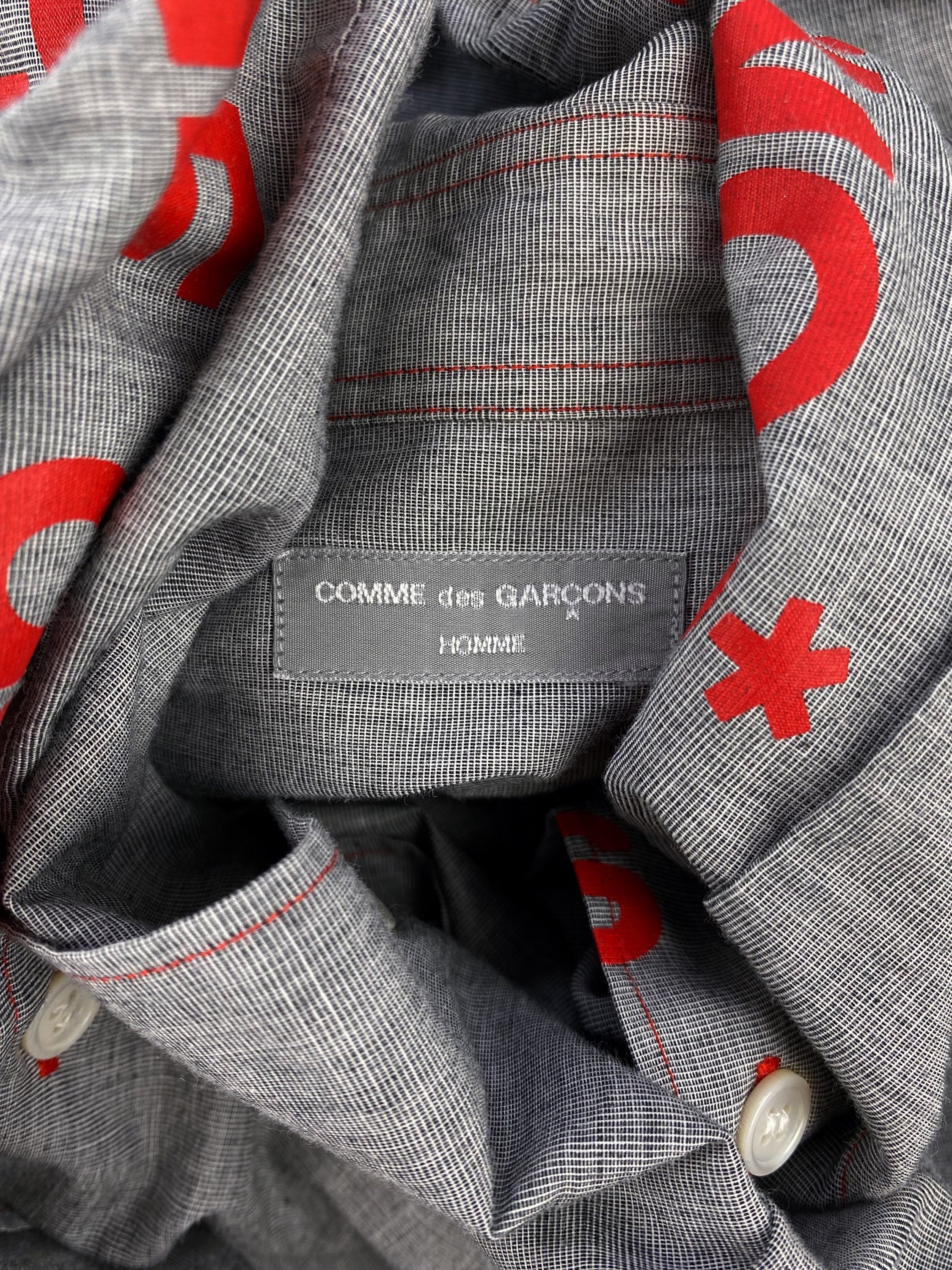 AW01 Comme des Garçons Homme Plus ‘Split Logo’ Long Sleeve