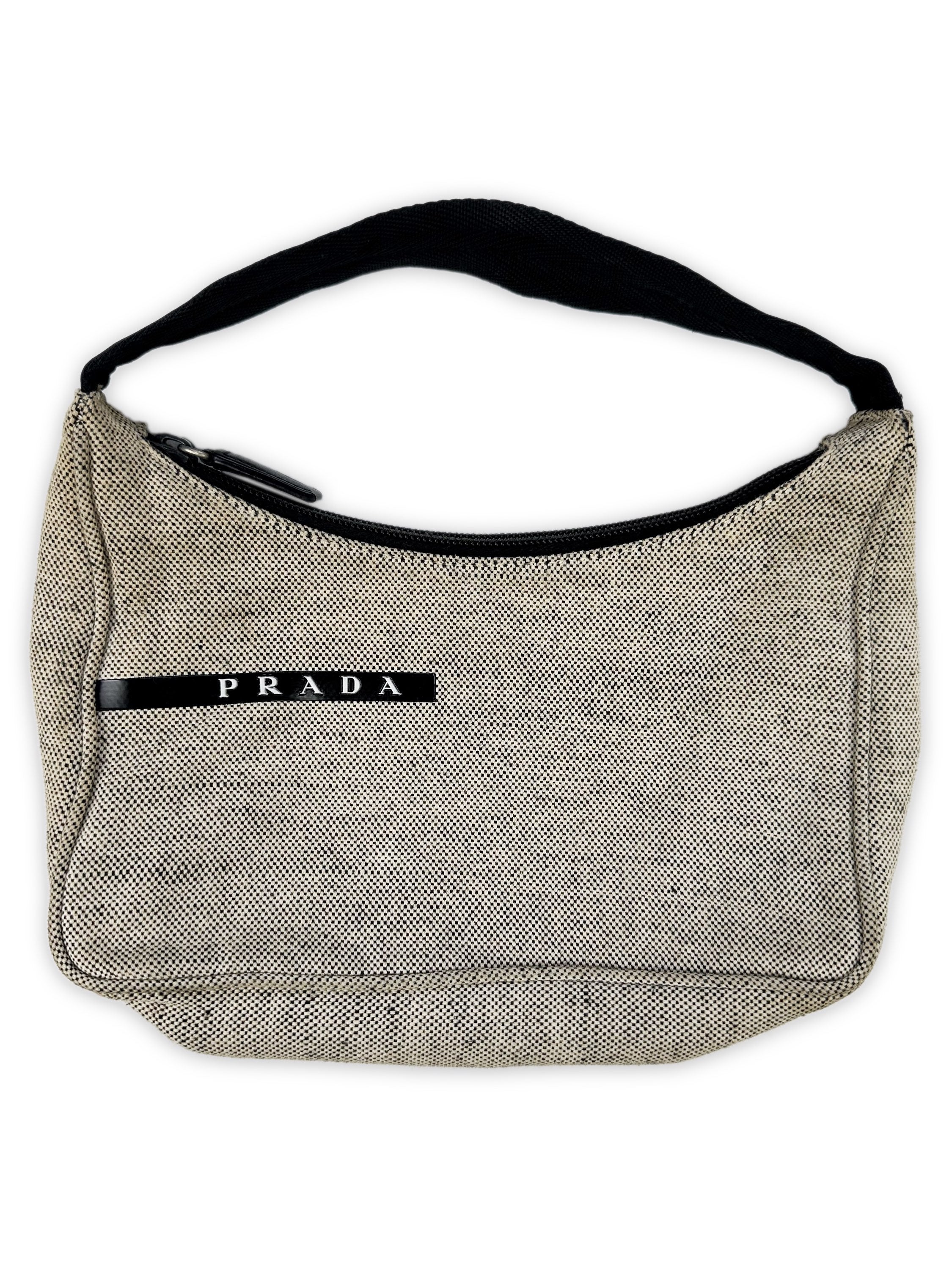 SS99 Prada Black Logo Mini Purse Handbag