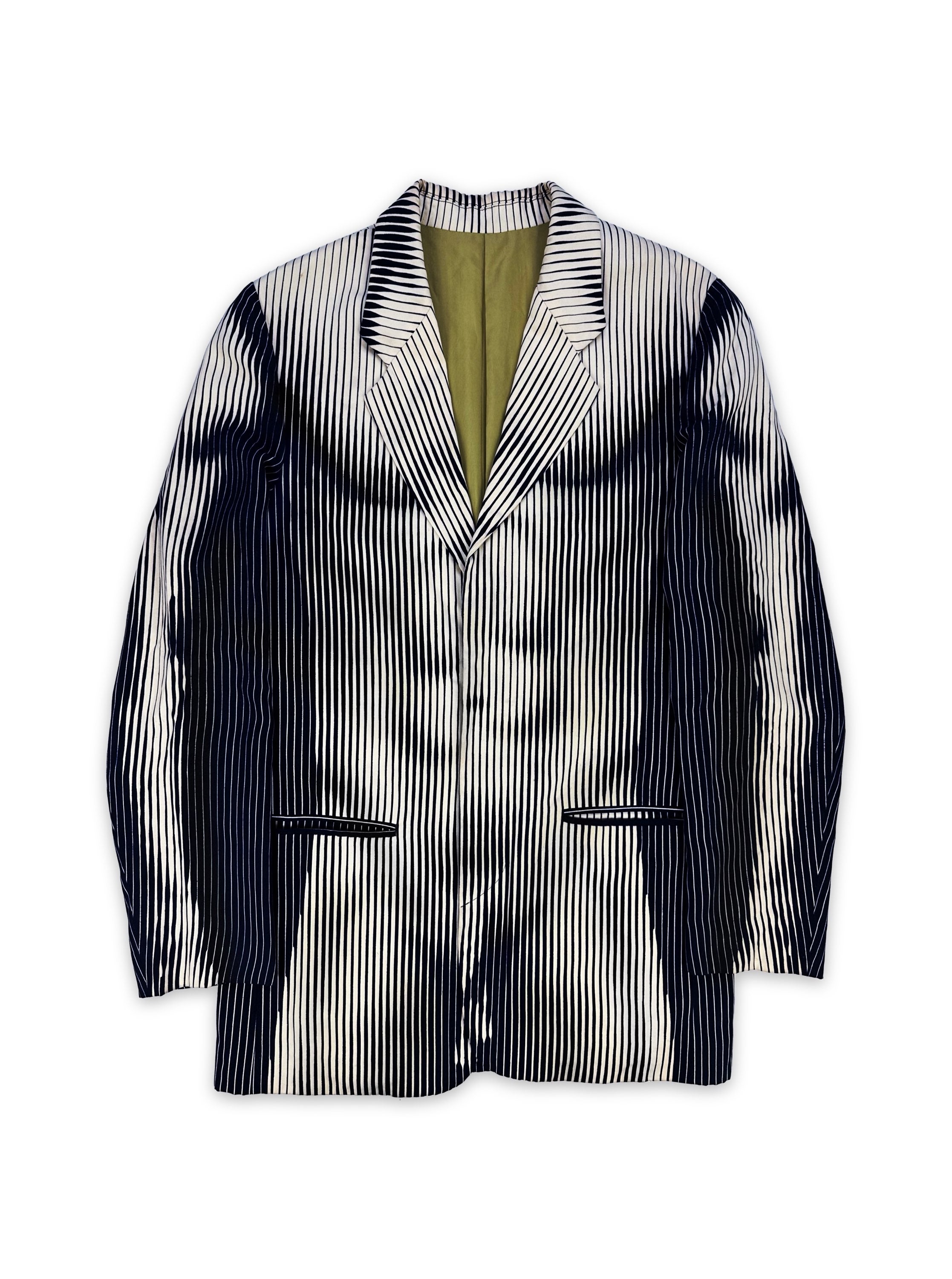 SS96 Jean Paul Gaultier ‘Muscle’ Trompe L’Oeil Suit Jacket