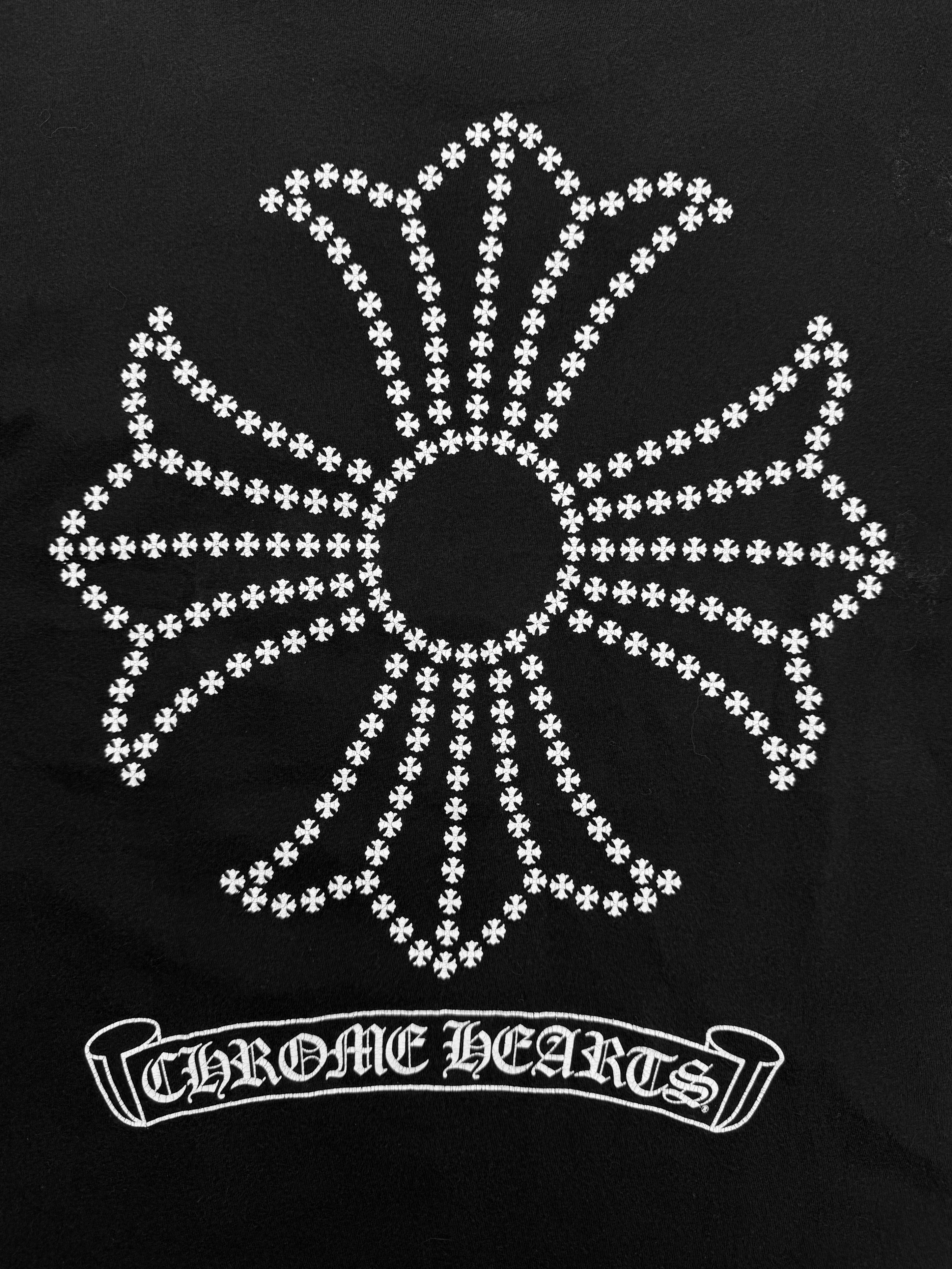 Chrome Hearts Mini Plus Monogram Scroll Logo Pocket T-Shirt