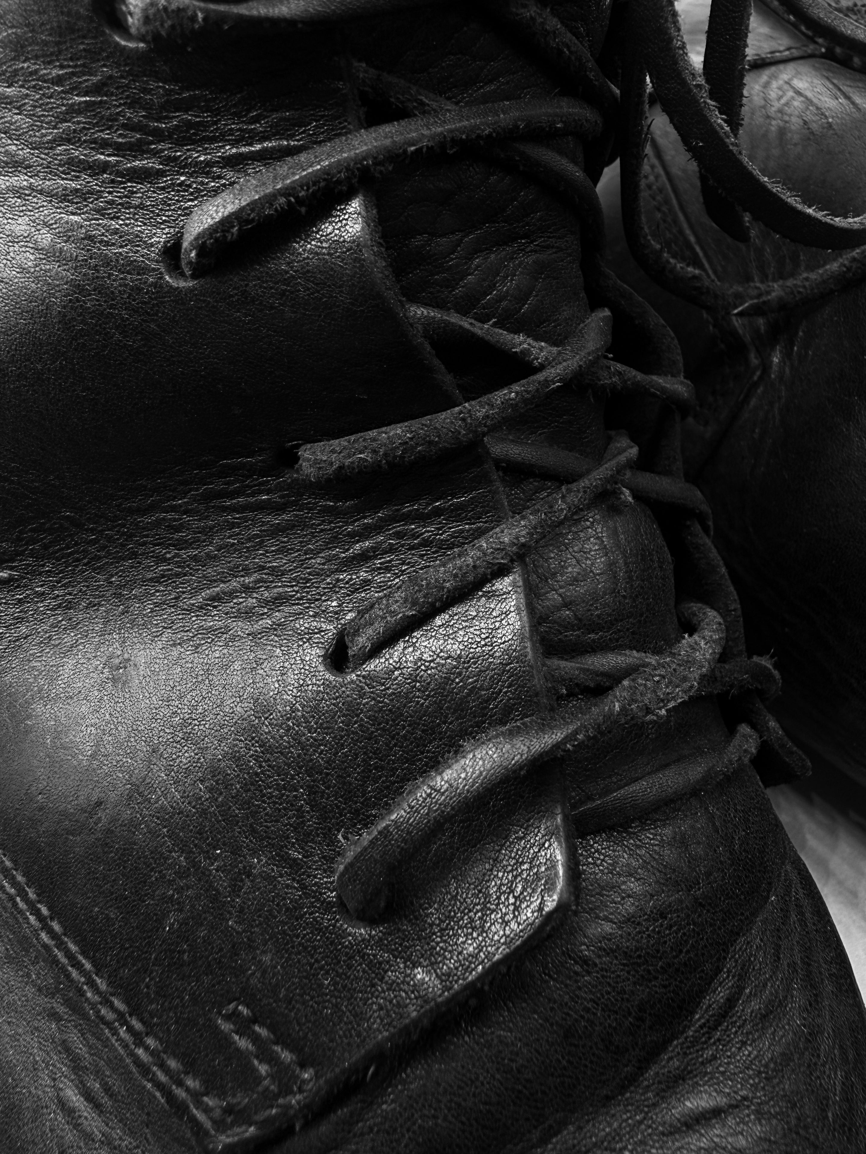 Guidi Shoulder F6 Black Horse Leather Combat Boots