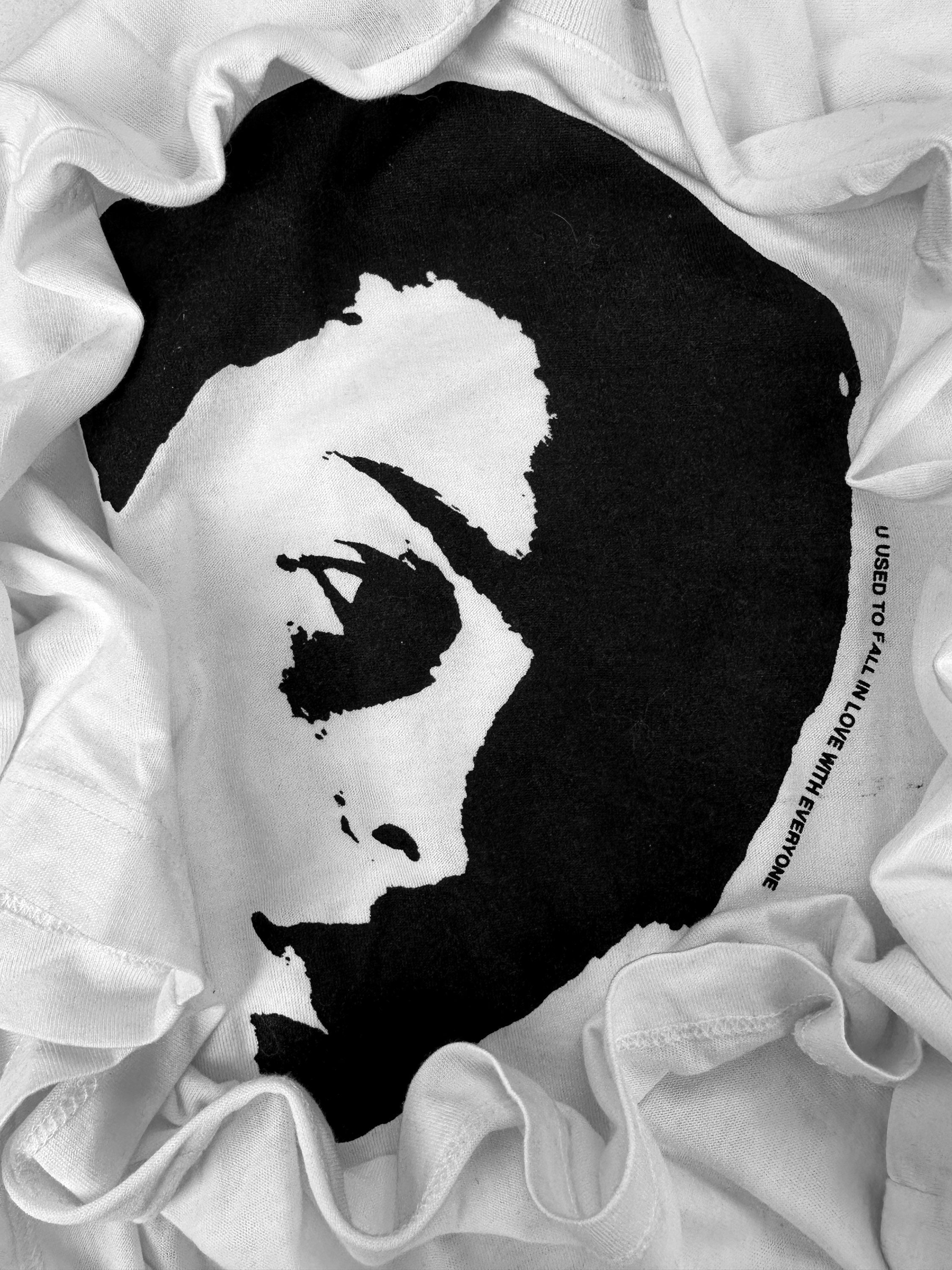 SS06 Dior ‘U Used to Fall in Love with Everyone’ Face T-Shirt