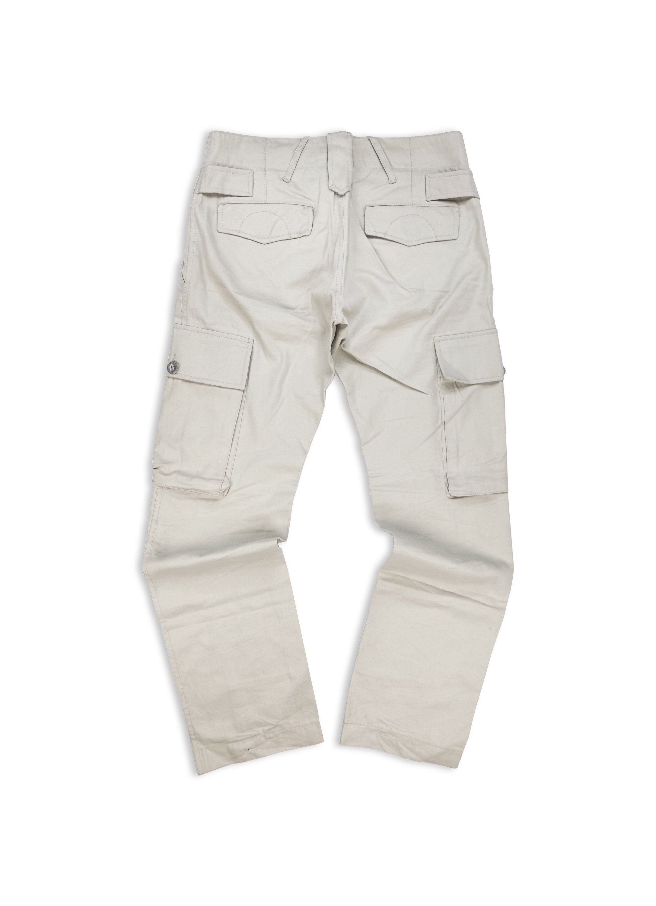 00s Dolce &amp; Gabbana Cream Multi Pocket Cargo Pants