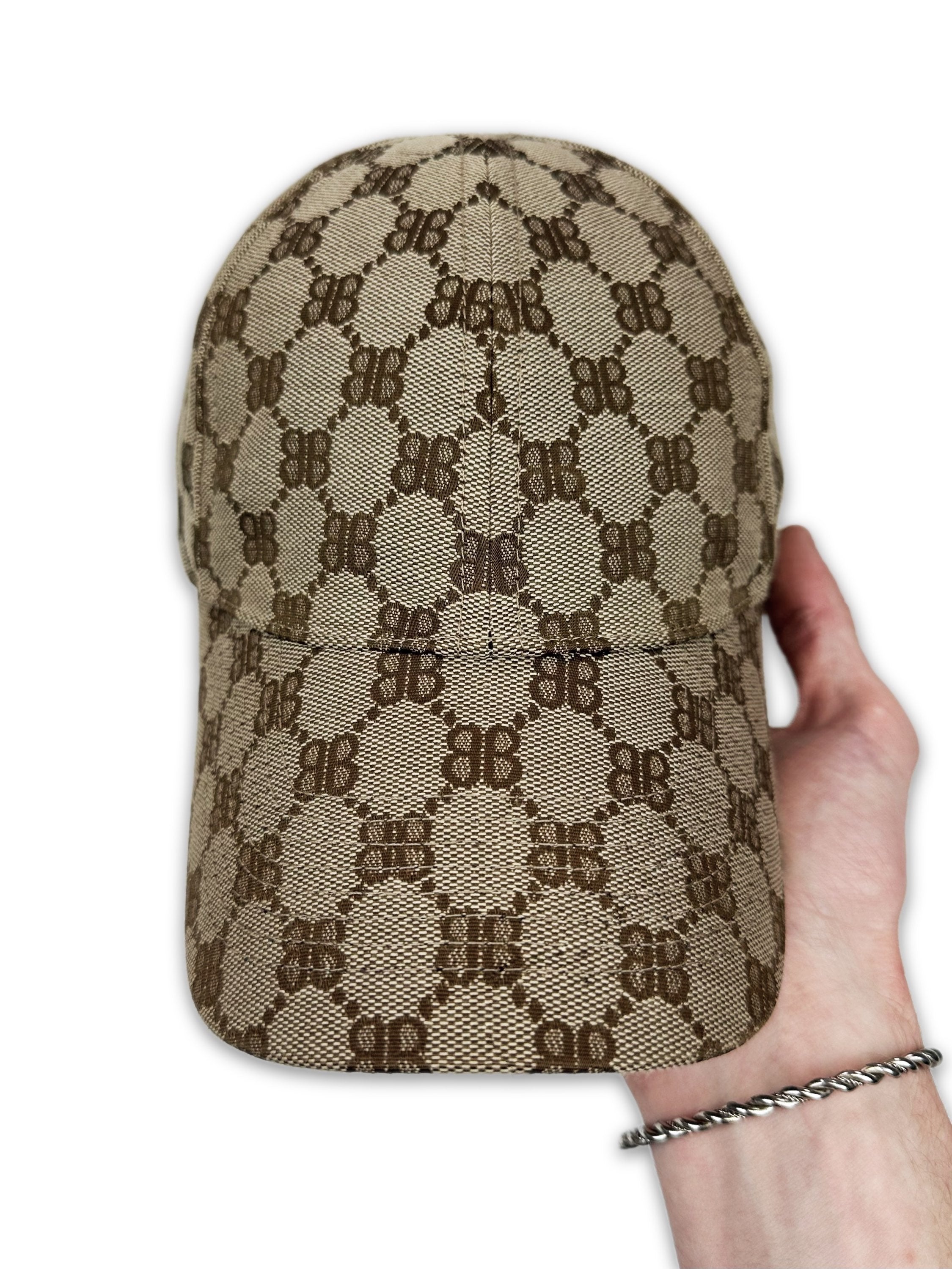 Balenciaga x Gucci ‘Hacker Project’ Monogram Baseball Hat
