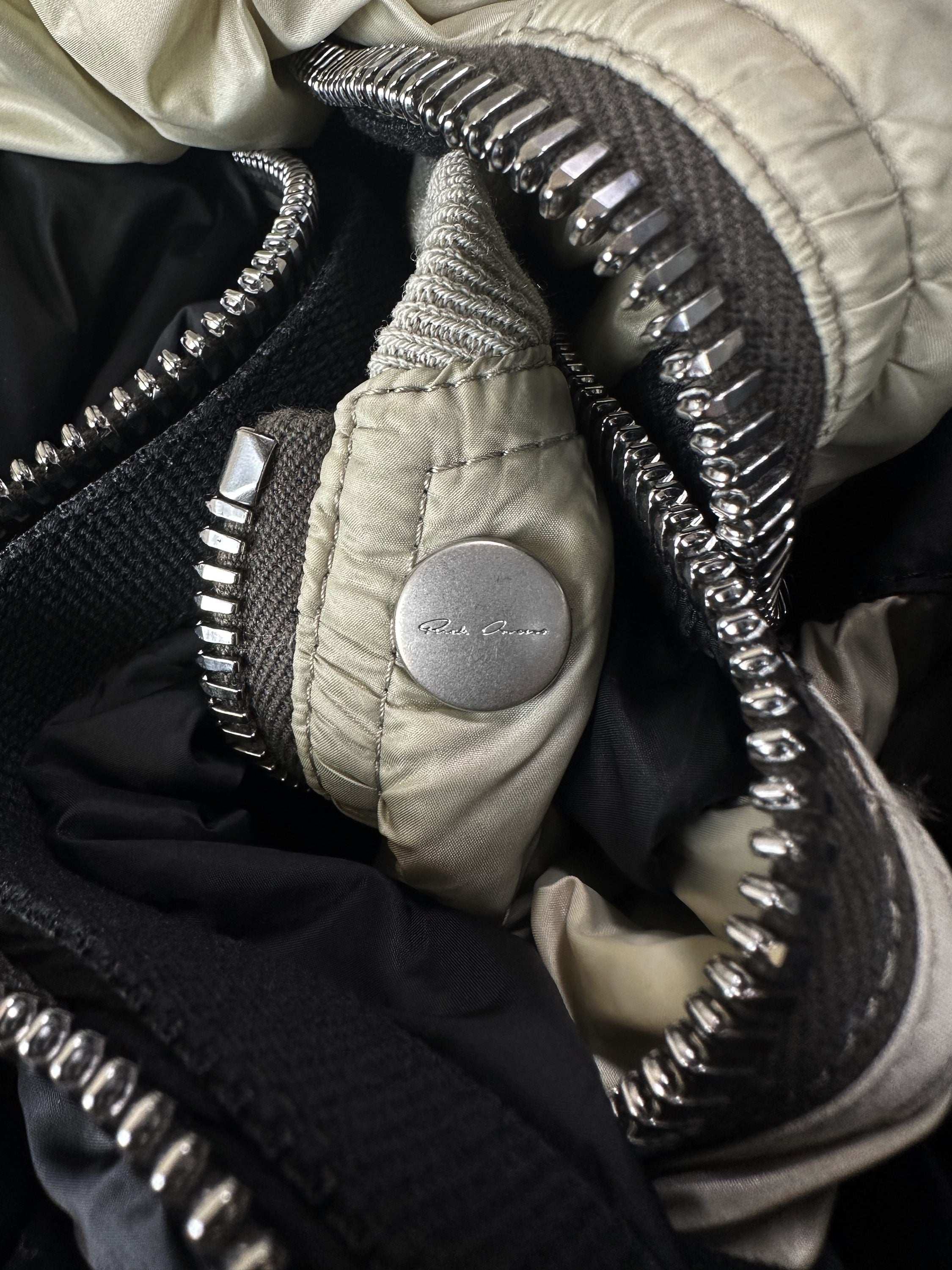 AW21 Rick Owens ‘Gethsemane’ Goose Down Fill Puffer Jacket