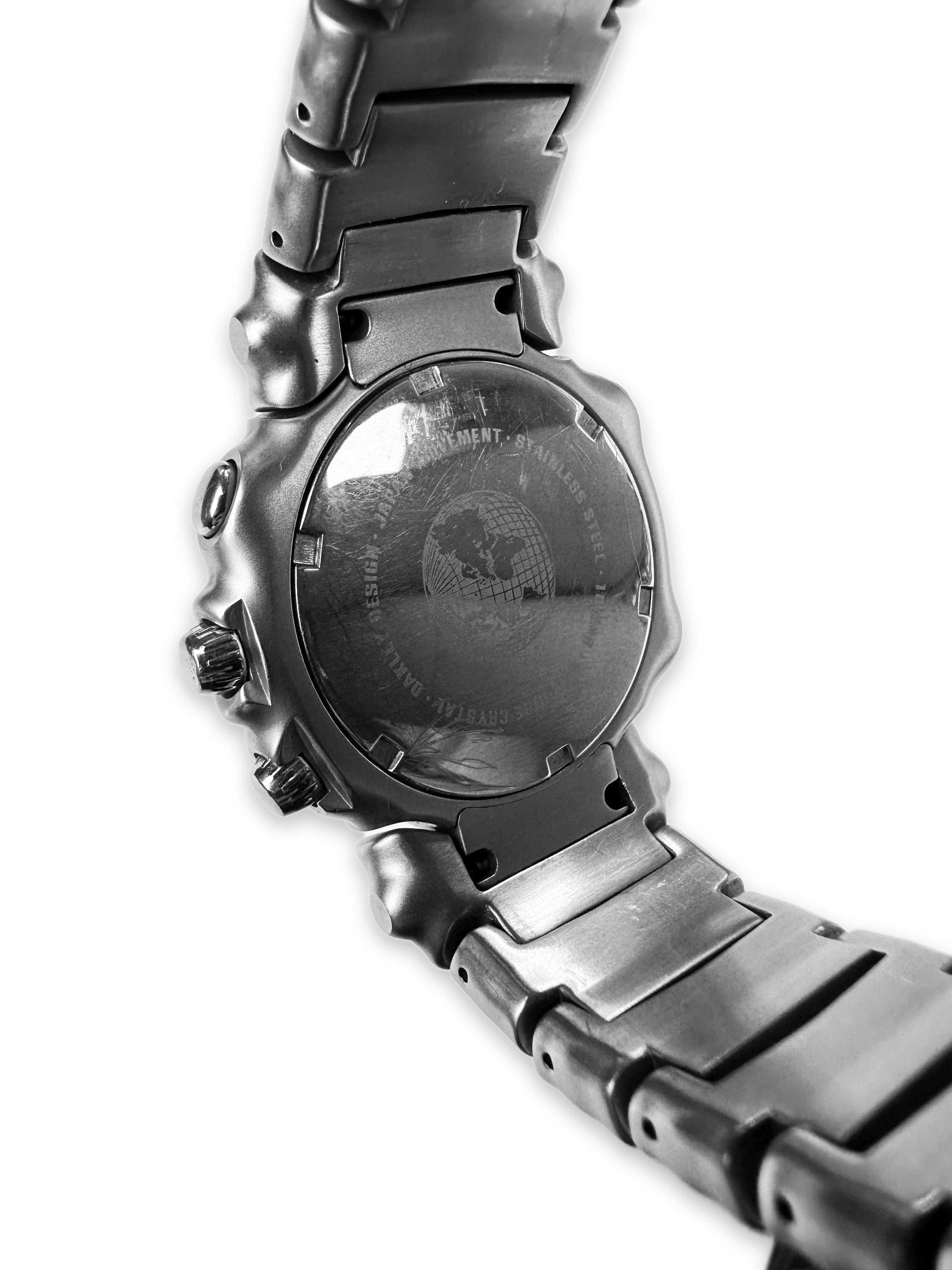 2003 Oakley ‘GMT’ Honed White Triple Chronograph Wristwatch