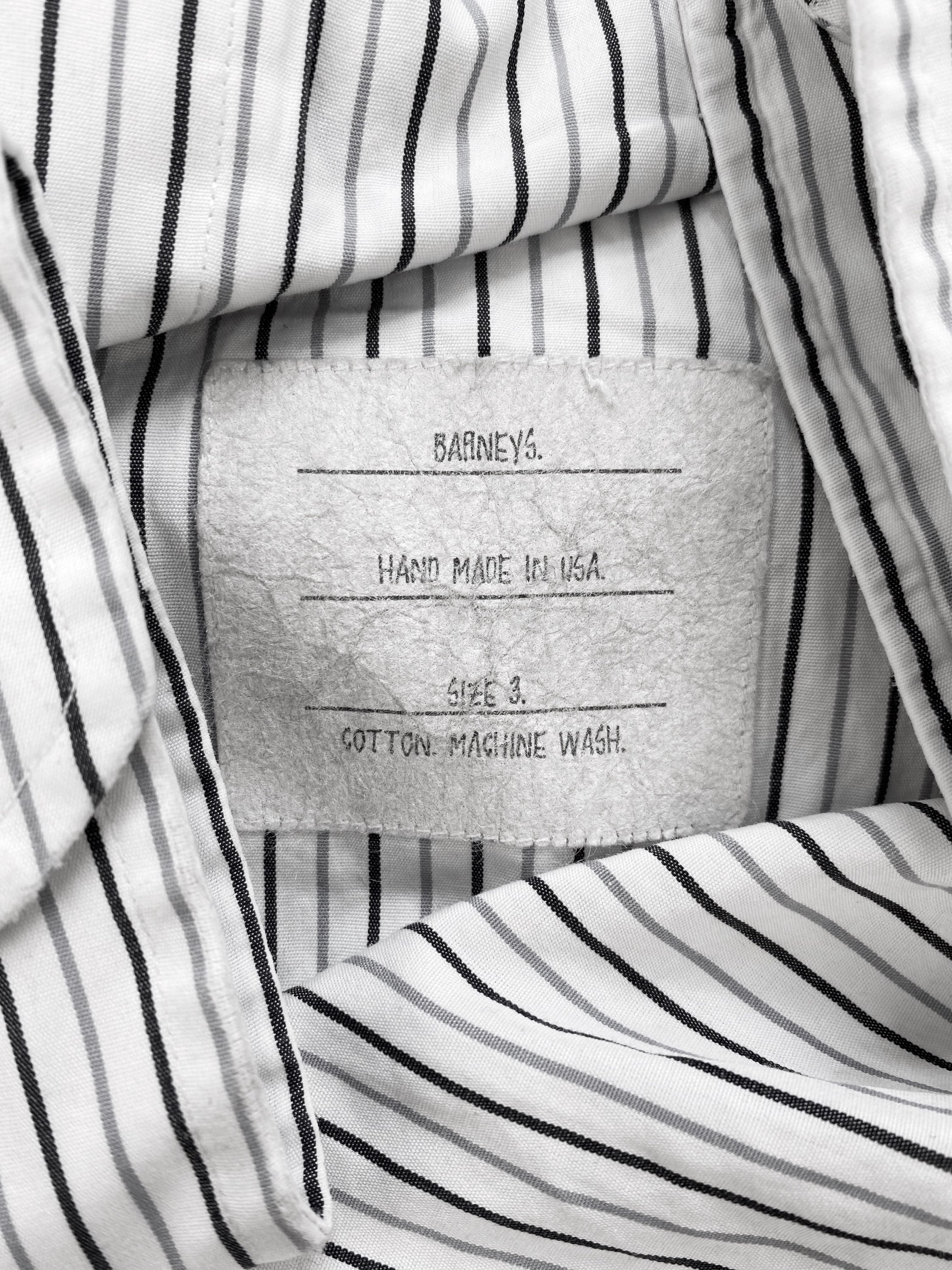 Thom Browne Pinstripe Collared Button Down Longsleeve Shirt