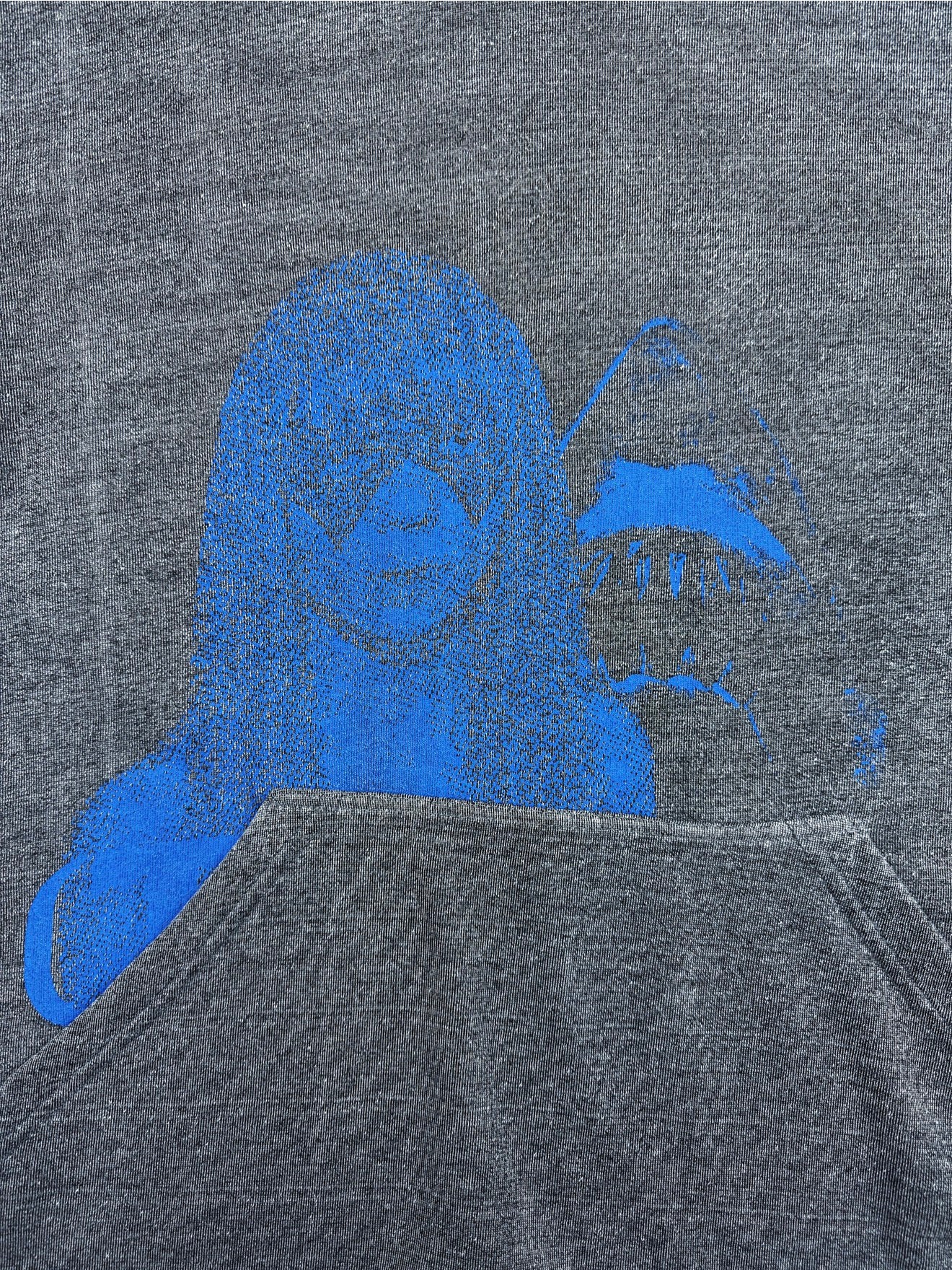SS03 Raf Simons Consumed ‘Penelope Jaws’ Blue Grey Hoodie