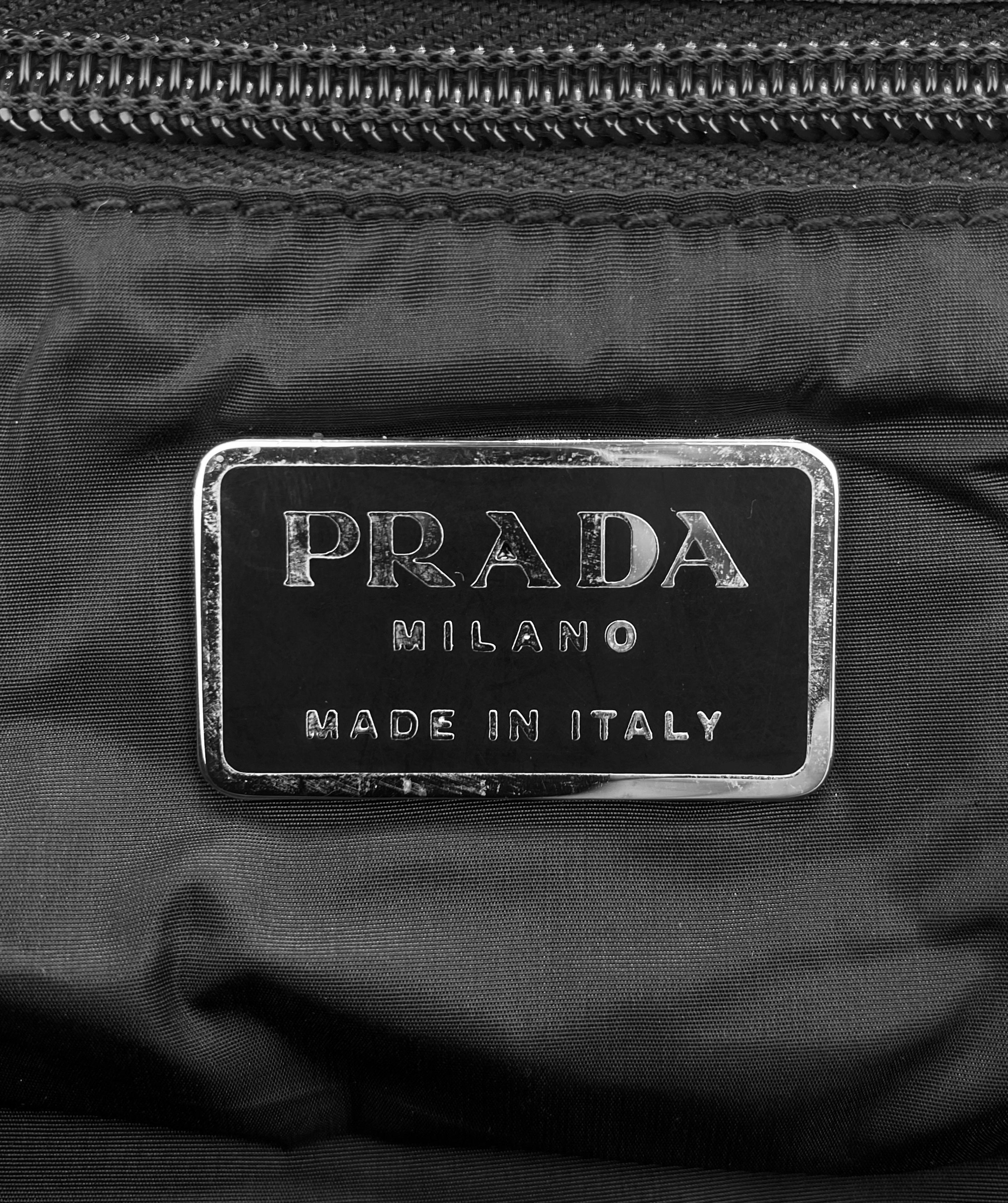 90’s Prada Sport Hamster Fur Top Loading Crossbody Bag