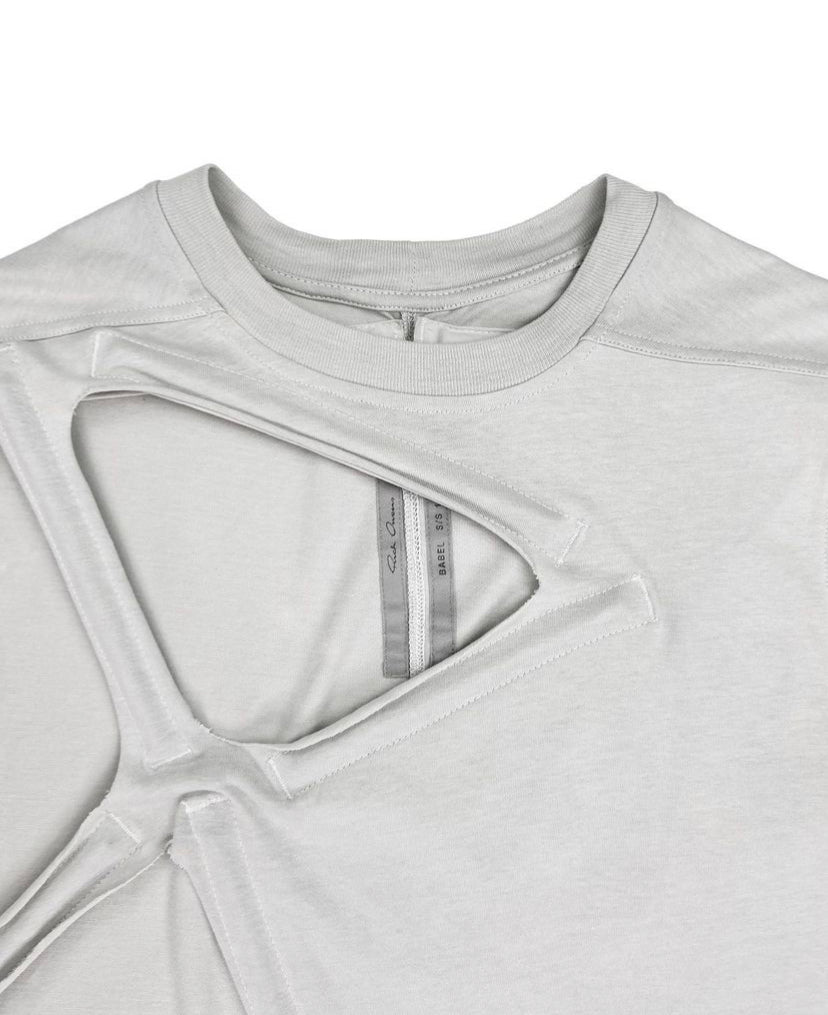 SS19 Rick Owens “Babel” Deformed Aluminum Rod Cut Out Tank Top