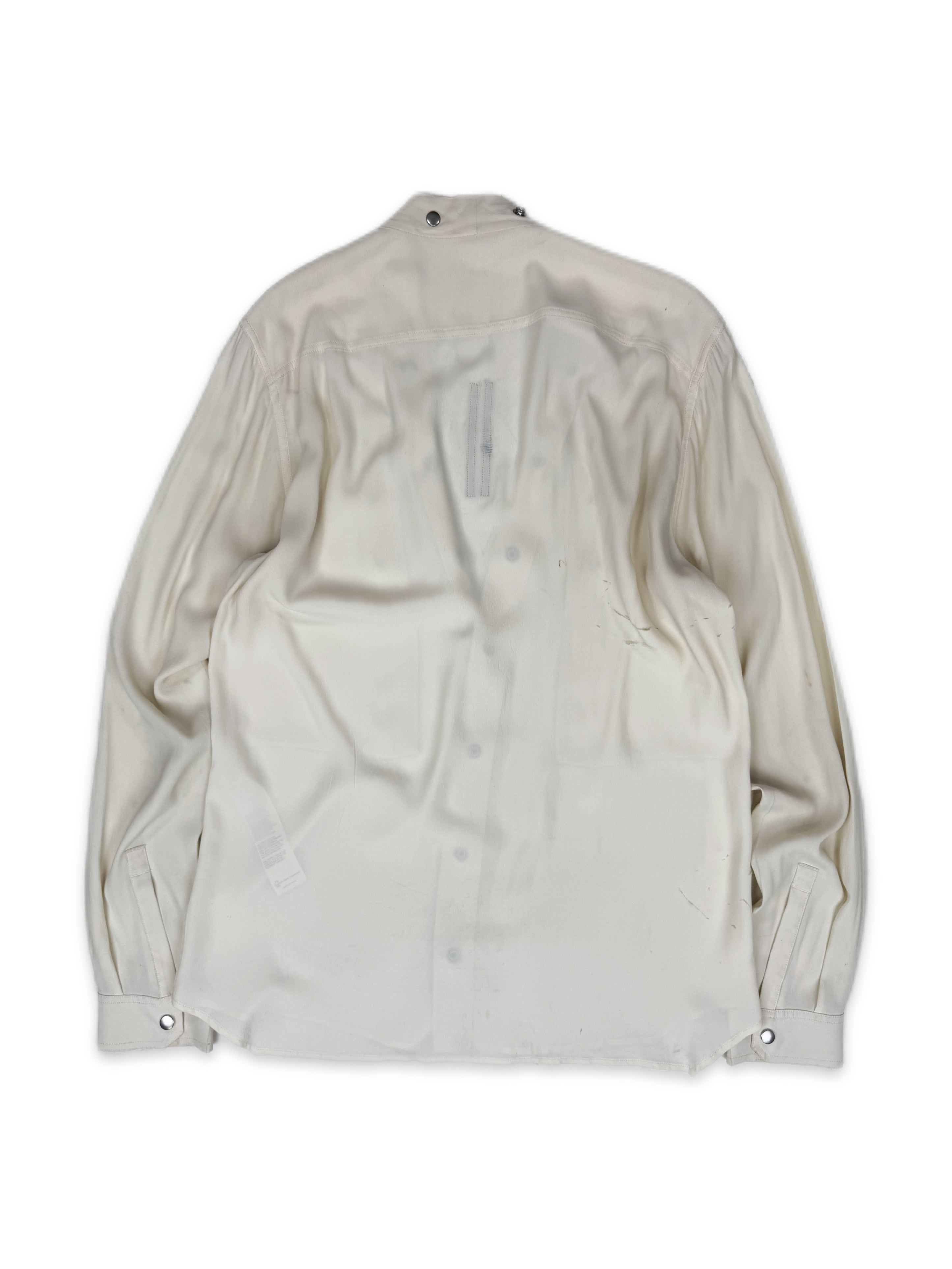 SS22 Rick Owens ‘Fogachine’ Multi Button Cream Cardigan