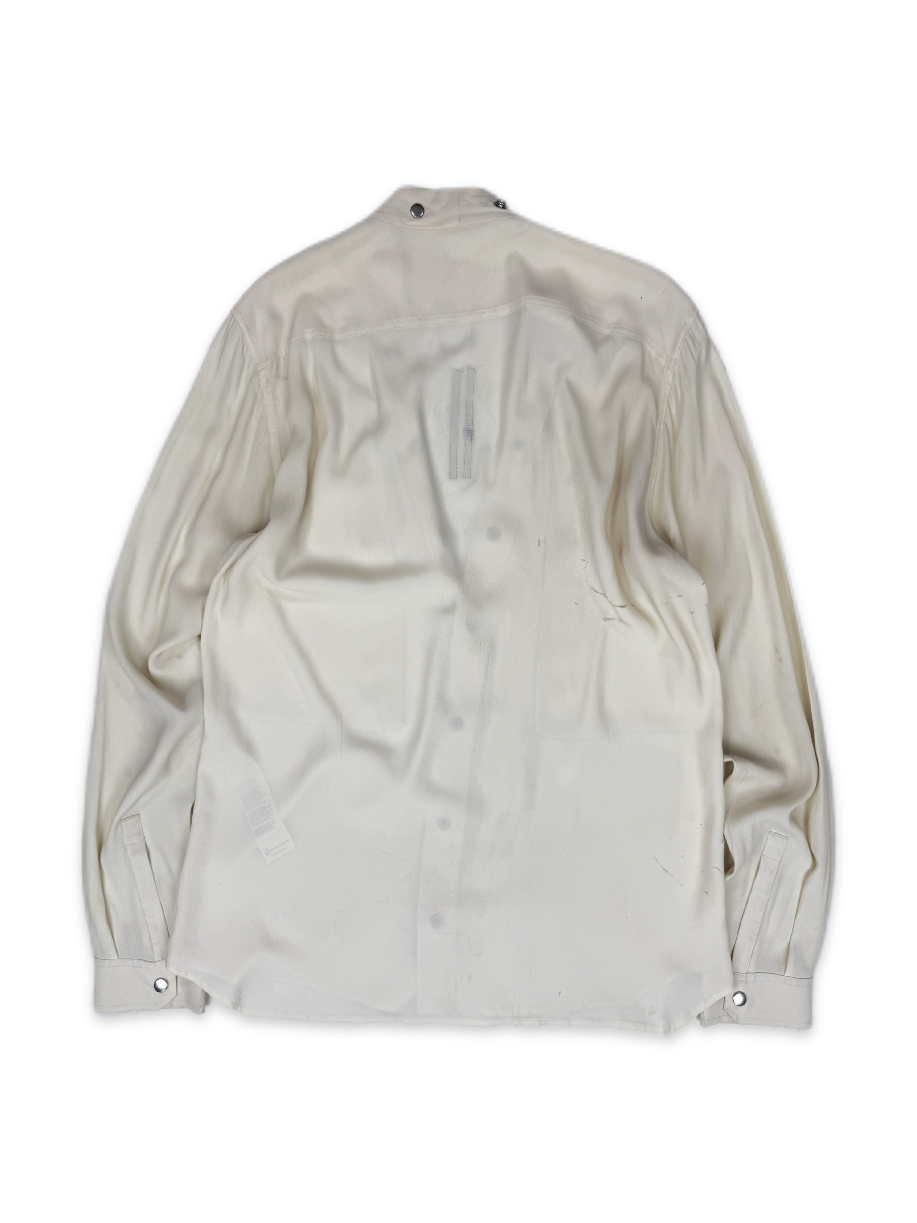 SS22 Rick Owens ‘Fogachine’ Multi Button Cream Cardigan