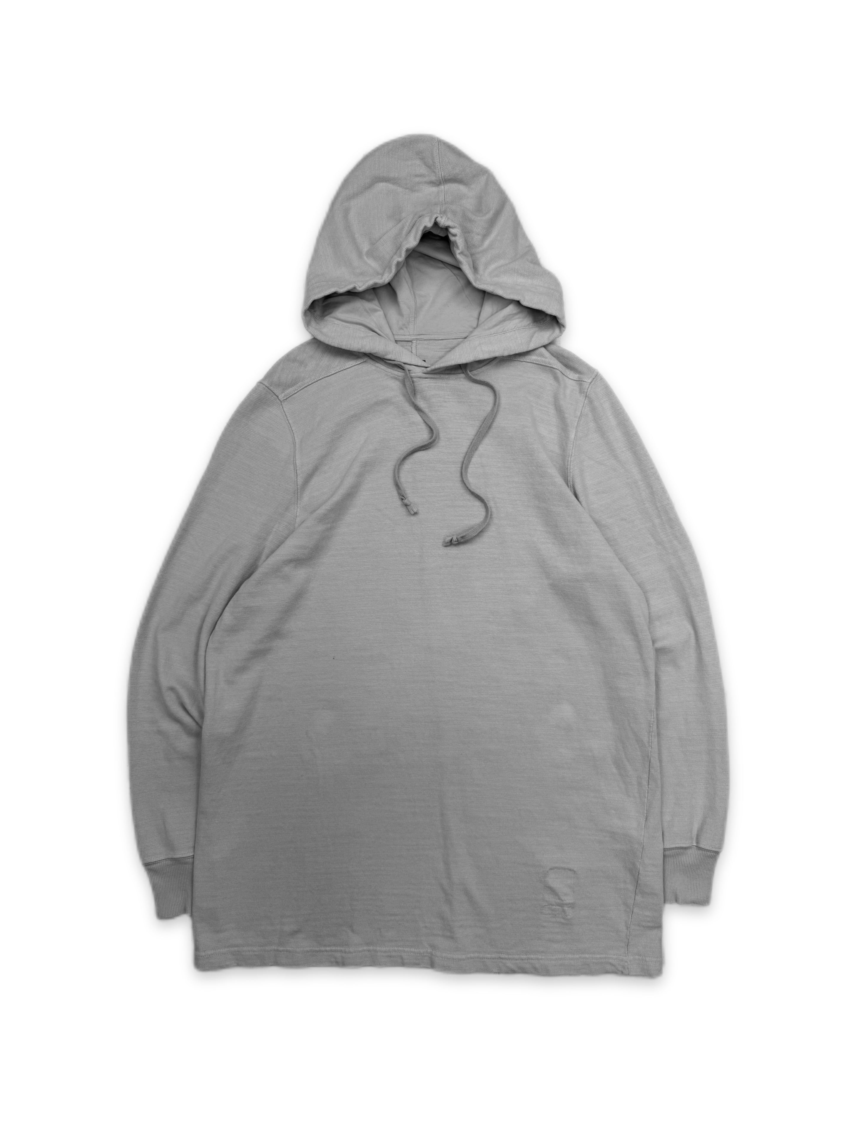 Rick Owens Grey Light Weight Oversized Hoodie