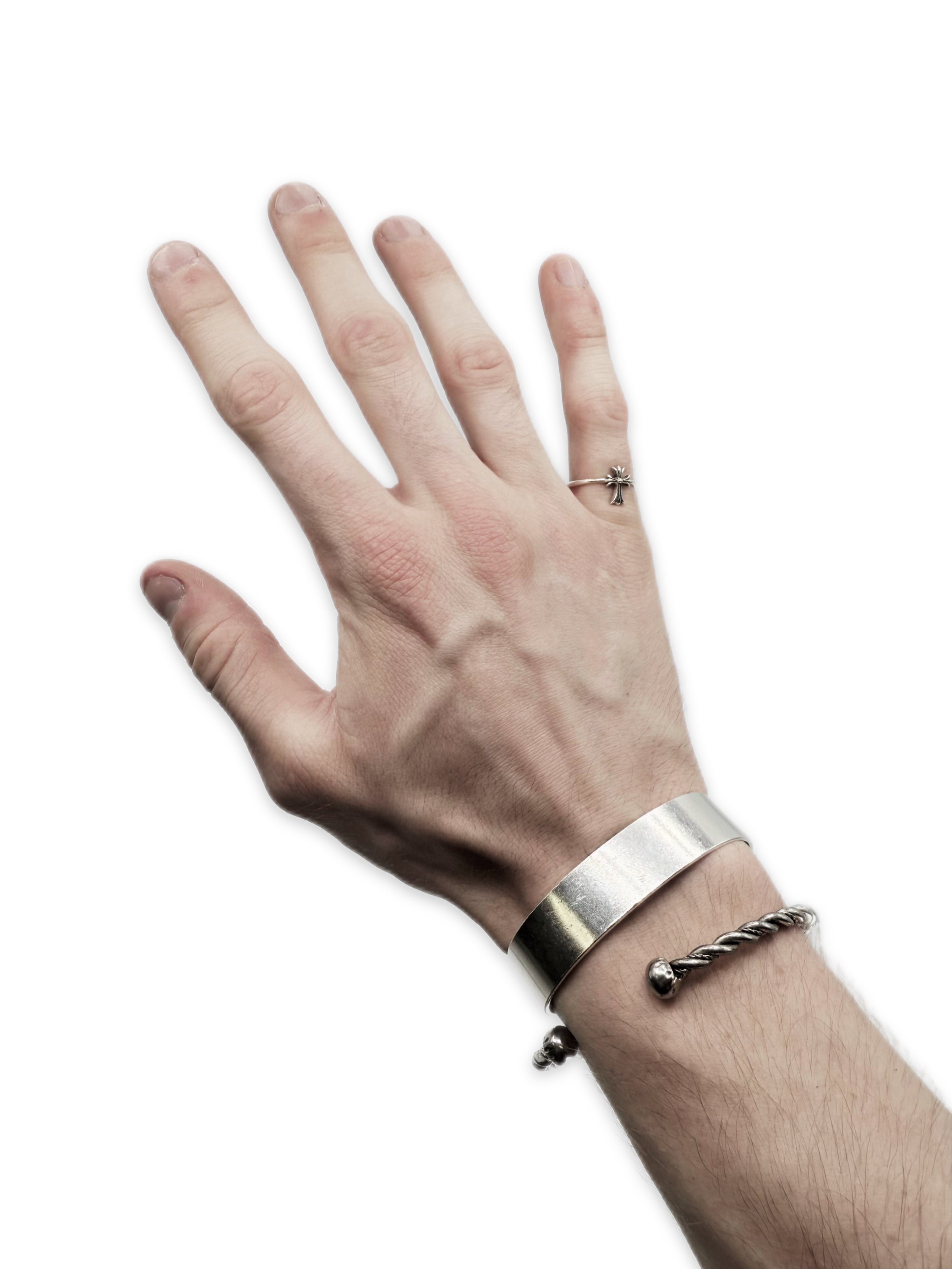 Chrome Hearts Cross Bubblegum .925 Silver Ring