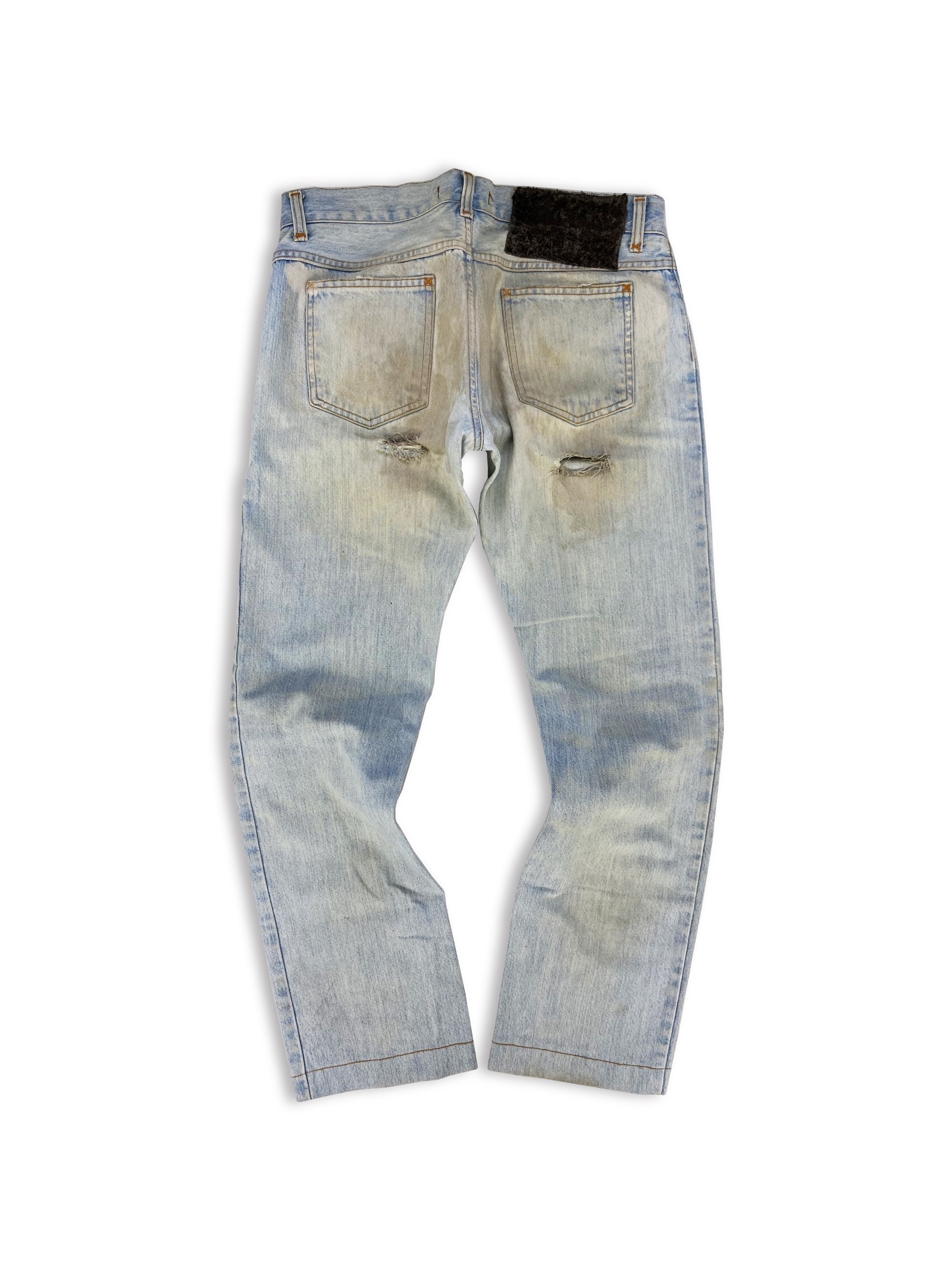 00s Dolce &amp; Gabbana Dirt Wash Distressed Denim