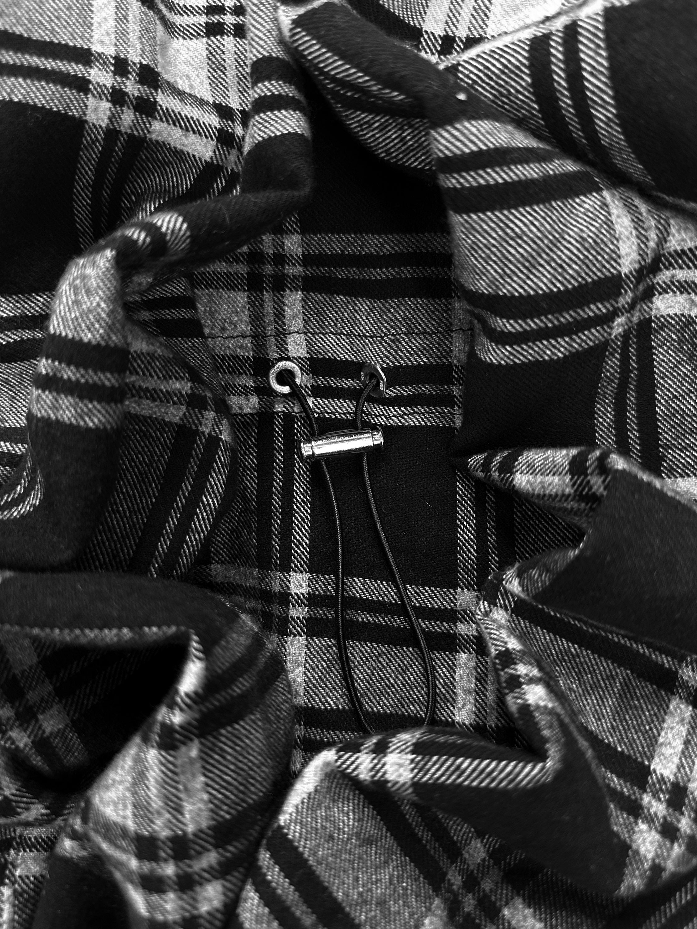 1017 Alyx 9SM Black Checkered Button Up Flannel Jacket