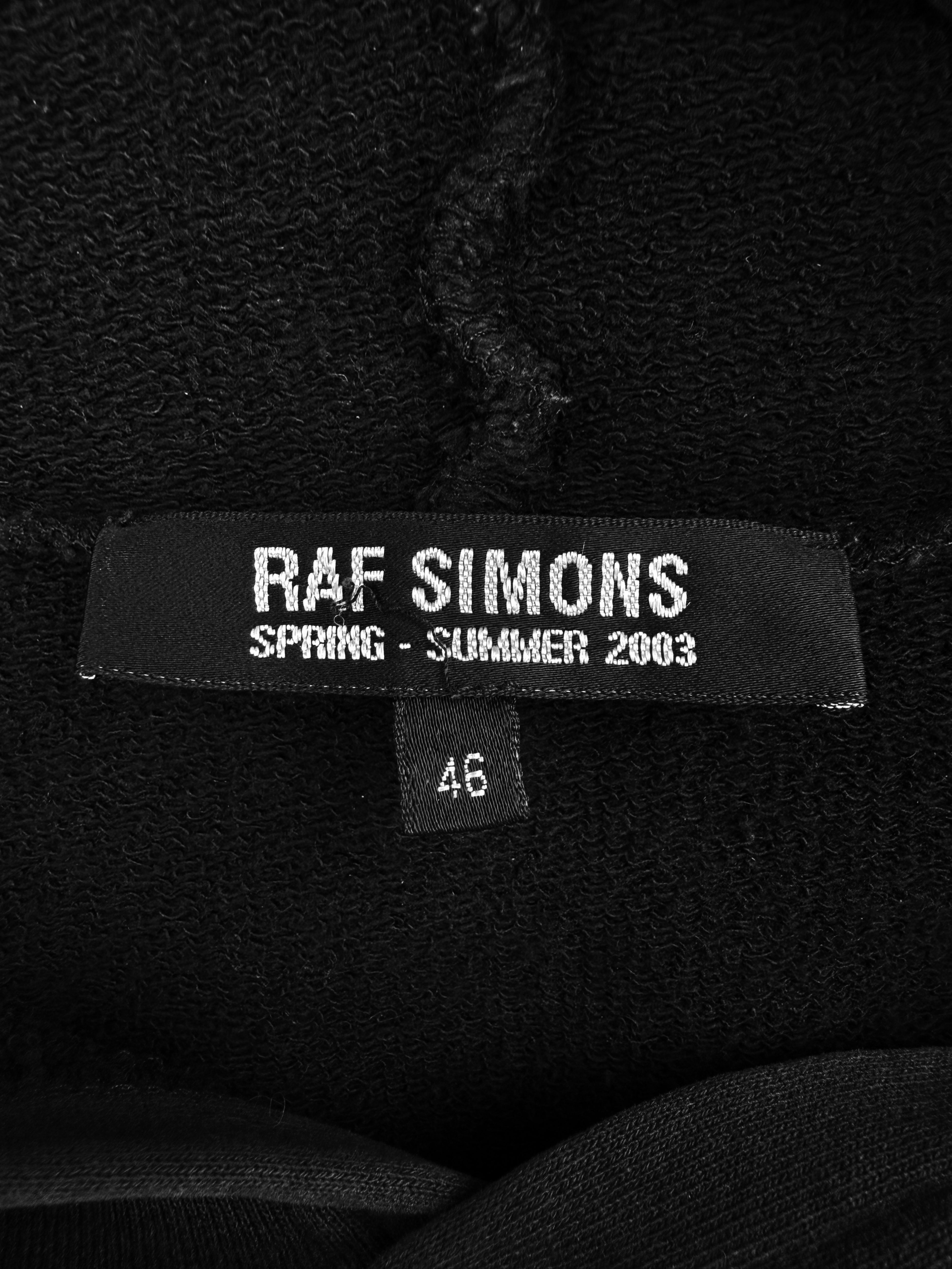 SS03 Raf Simons Consumed ‘Penelope Jaws’ Red Black Hoodie