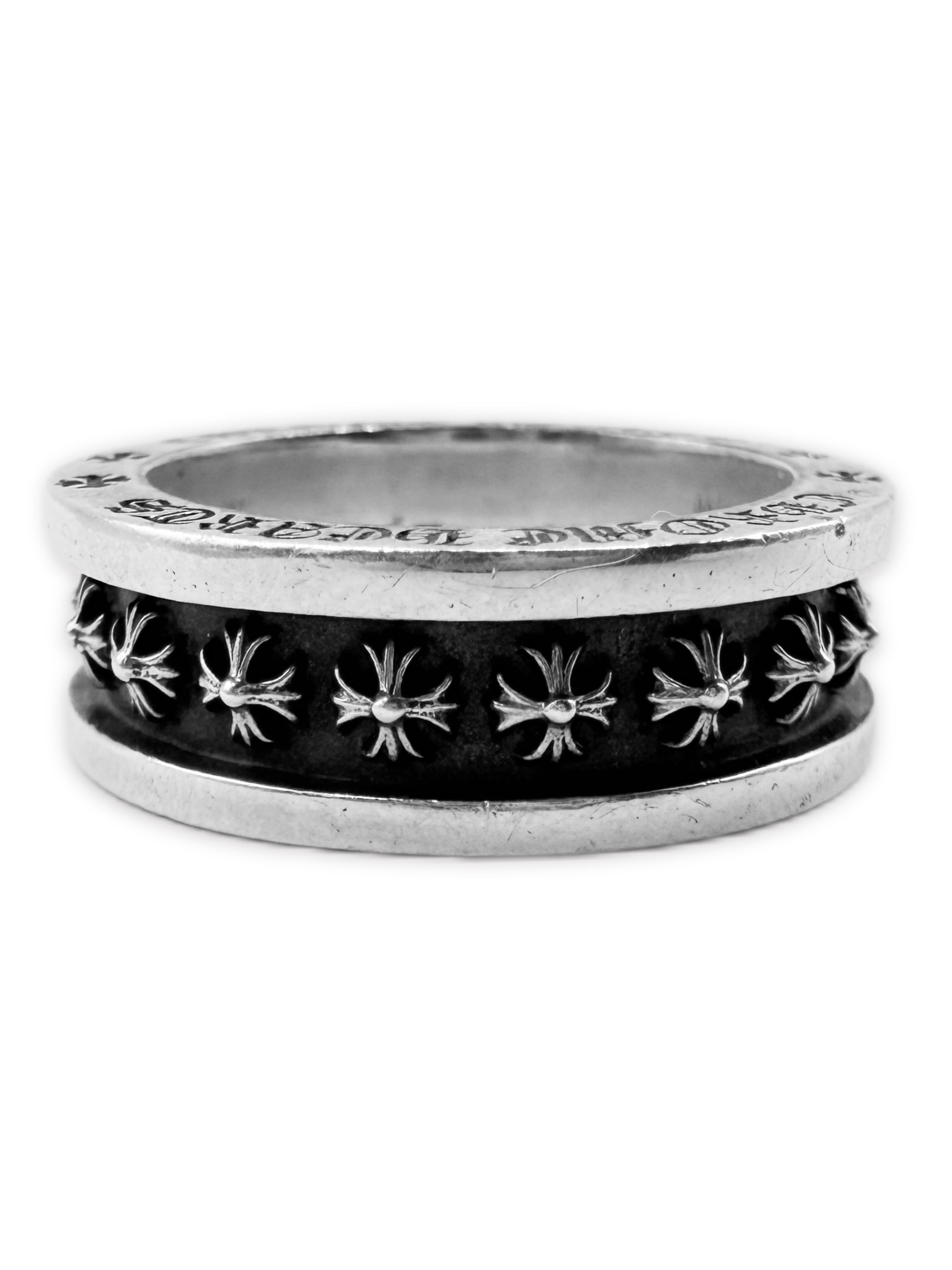 Chrome Hearts Mini Plus Monogram .925 Silver Ring