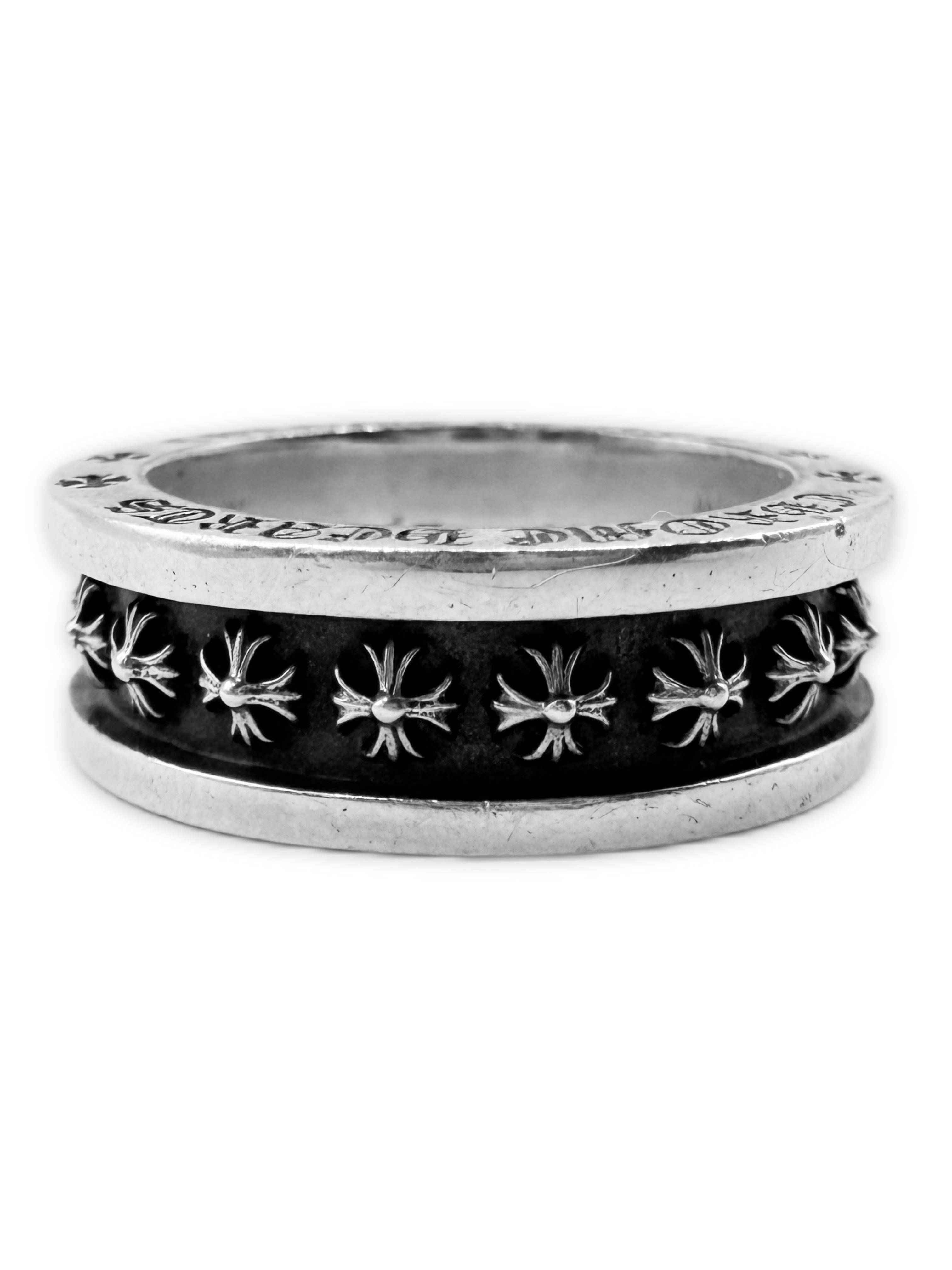 Chrome Hearts Mini Plus Monogram .925 Silver Ring
