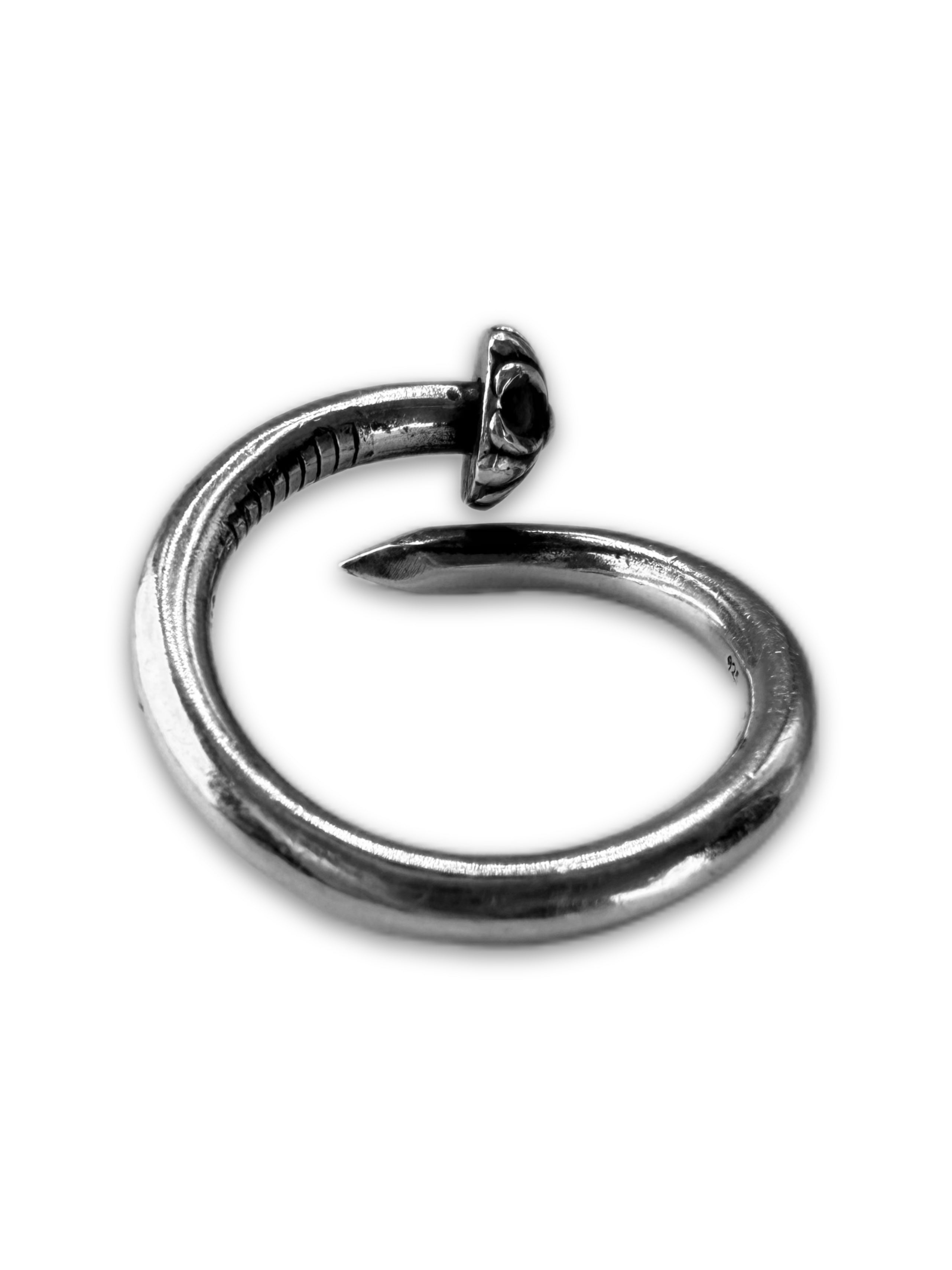 Chrome Hearts ‘Nail’ .925 Silver Etched Ring