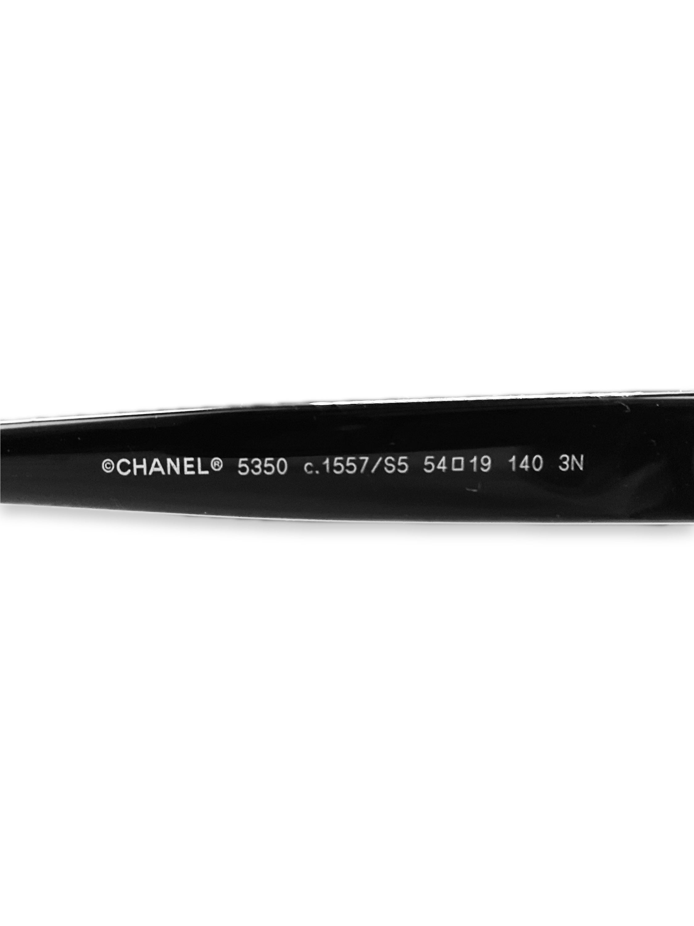Chanel ‘CC’ Logo Rounded Gradient Tint Sunglasses