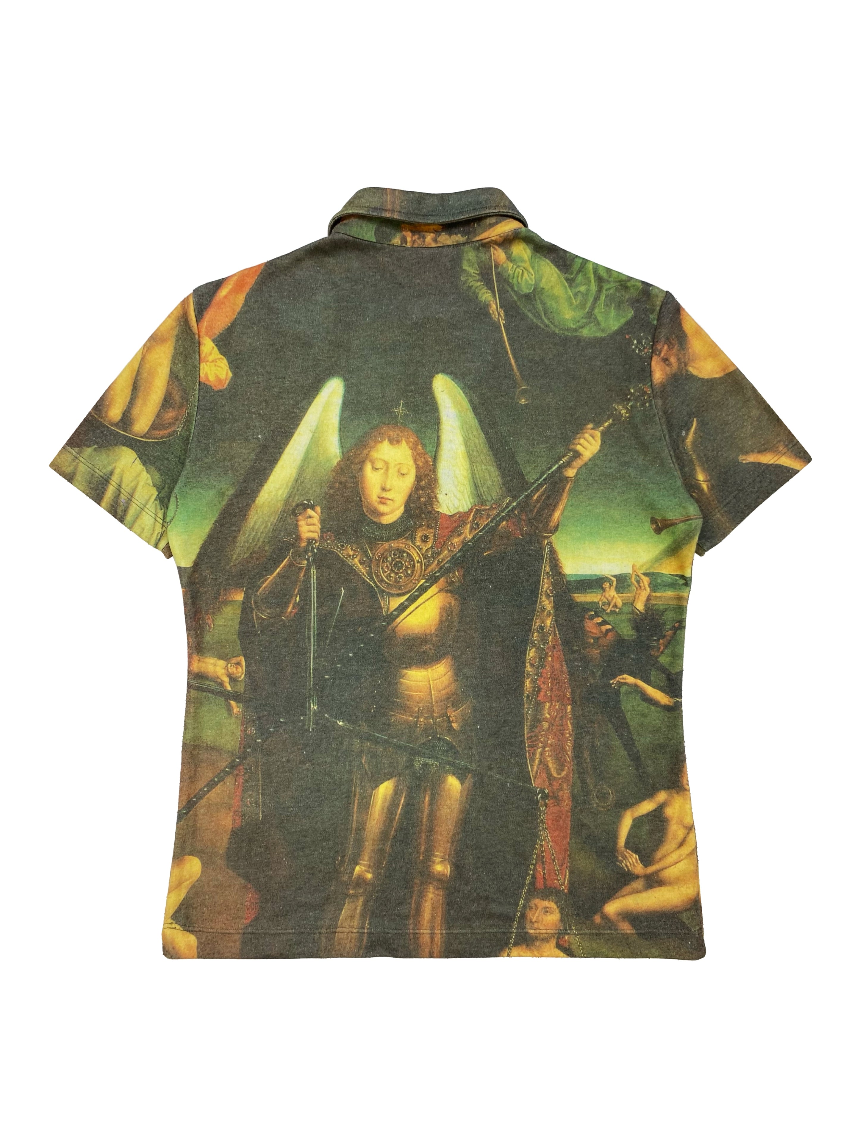 AW97 Alexander McQueen ‘It’s A Jungle Out There’ Vampiric Collar Polo