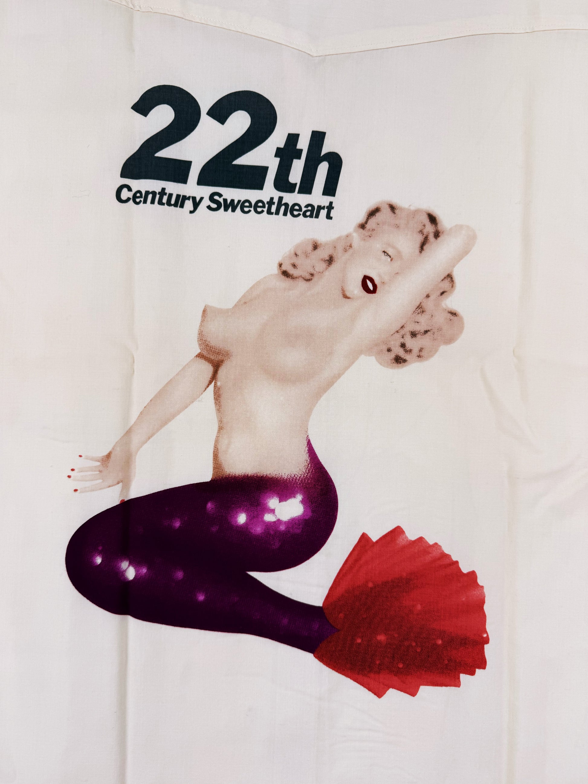 AW91 Yohji Yamamoto ‘22th Century Sweetheart’ Mermaid Pin Up Button Up Shirt