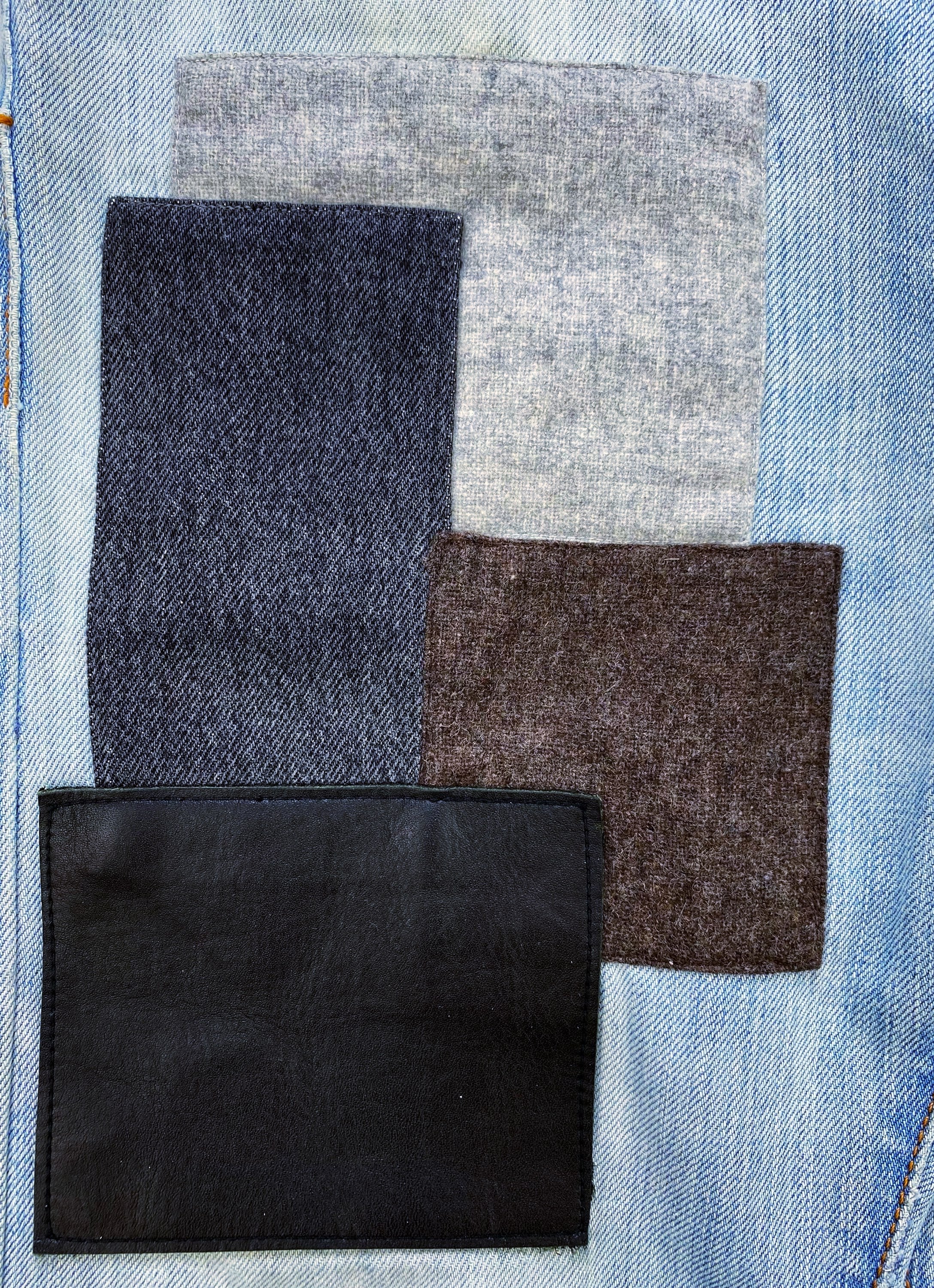 Dior Homme by Hedi Slimane Light Wash Patched Denim