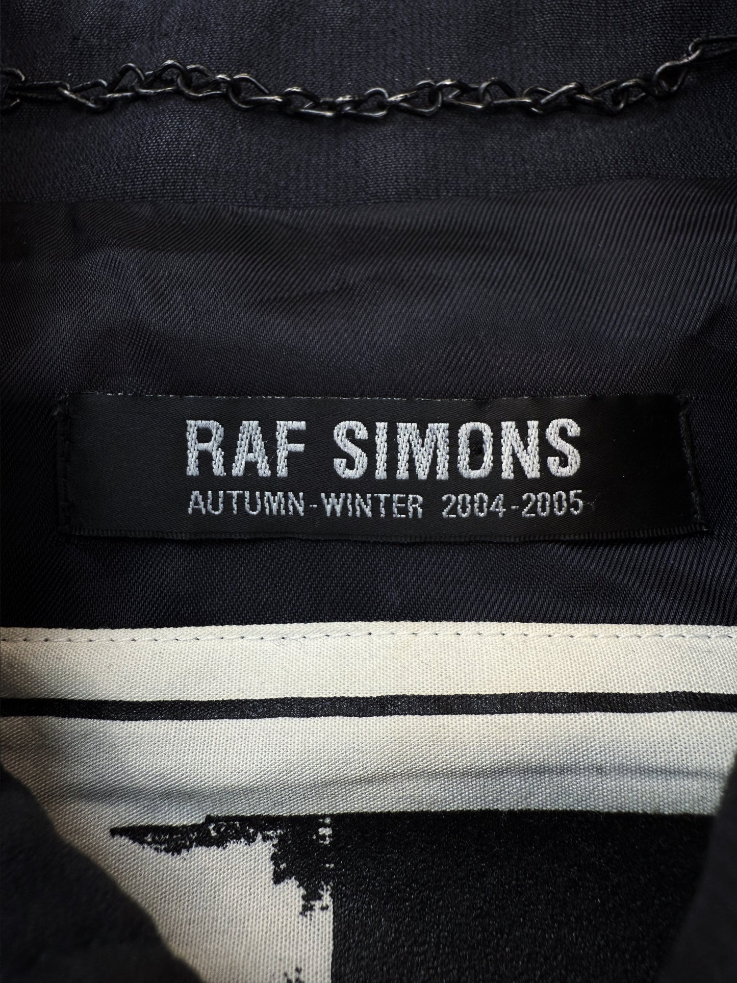 AW04 Raf Simons ‘Waves’ Sculptural Multi Pocket Work Jacket