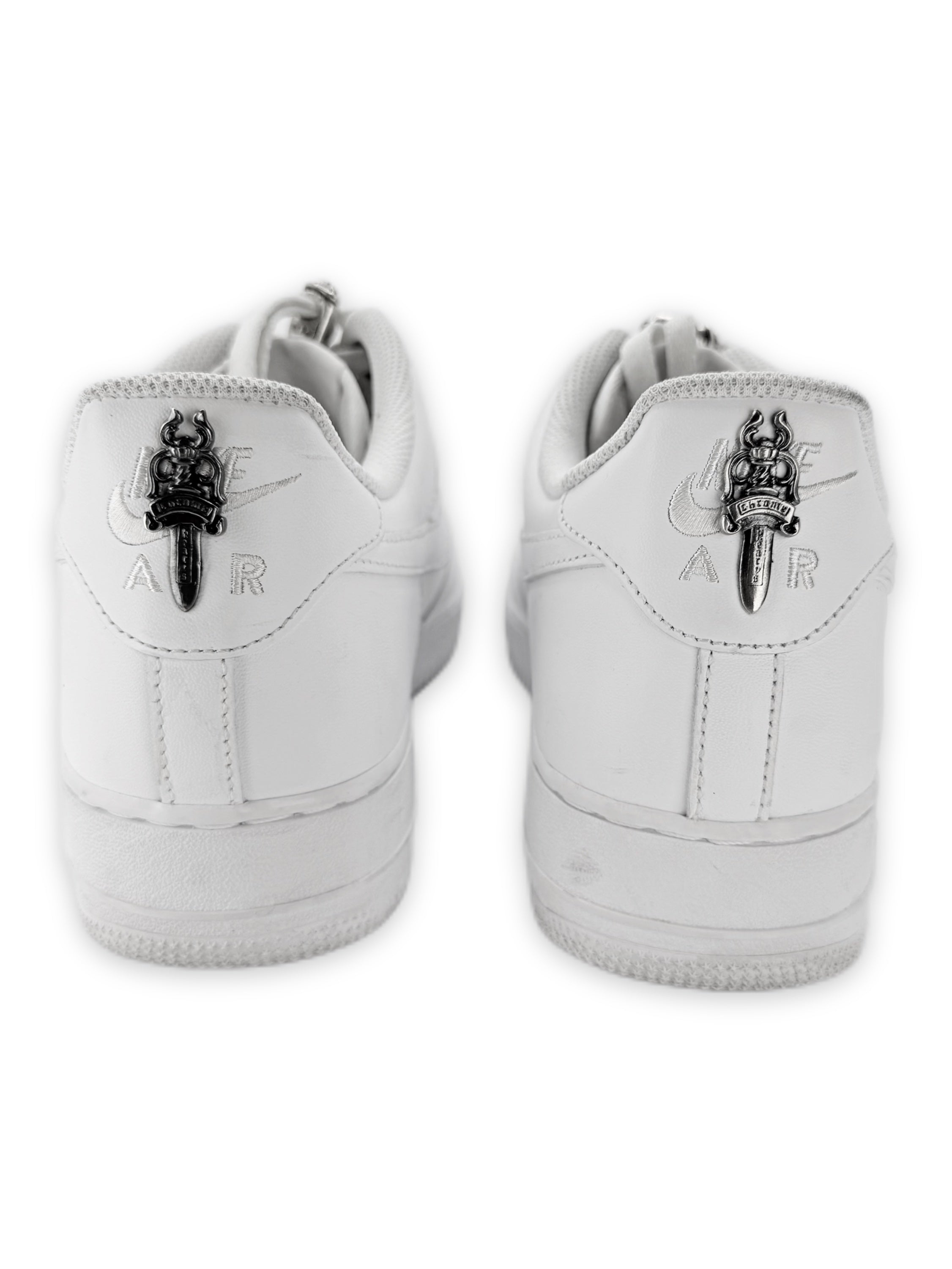 Chrome Hearts x Nike ‘Air Force 1’ .925 Silver Dagger Sneakers