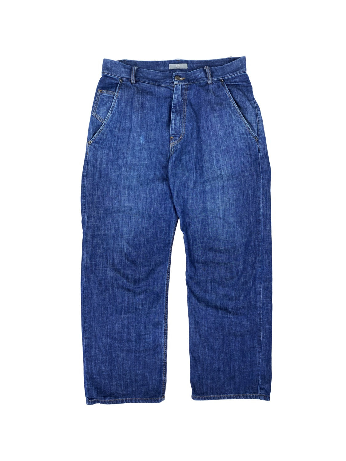 Alexander McQueen McQ Patchwork Indigo Denim