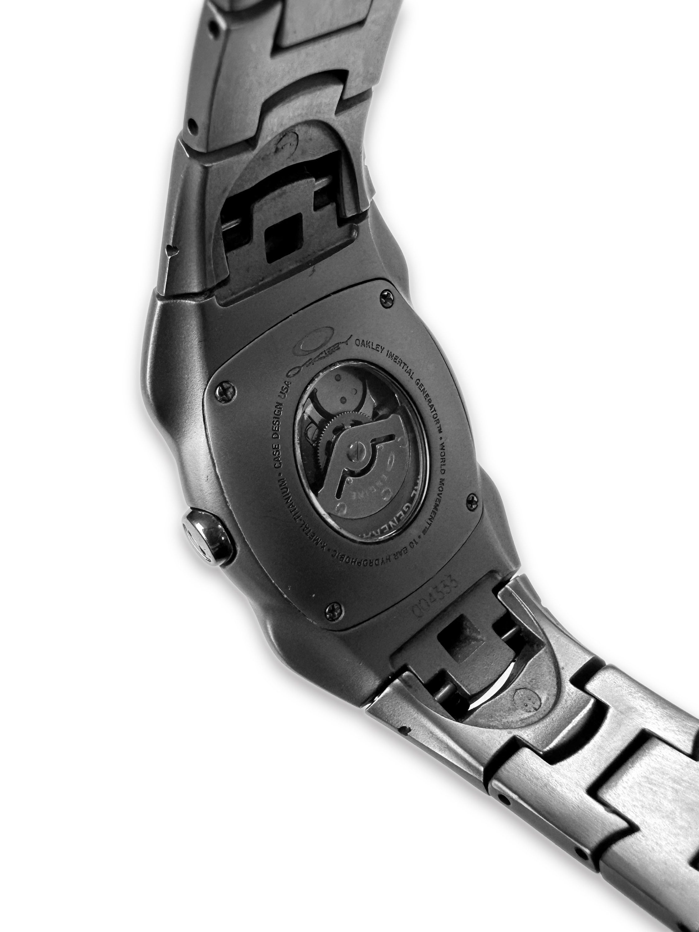 1998 OAKLEY 'TIMEBOMB' TITANIUM CARBON FIBER WRISTWATCH