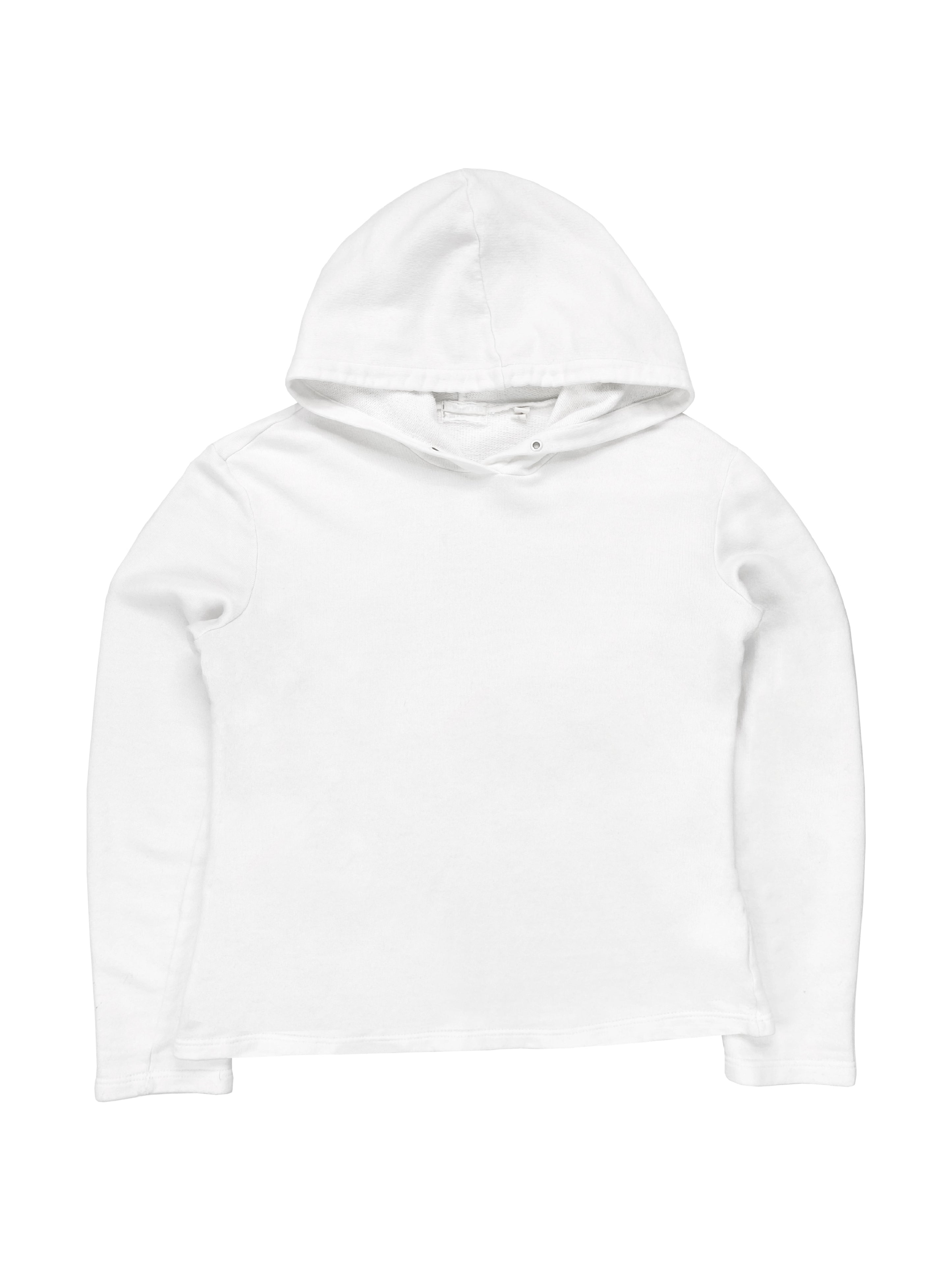 AW98 Helmut Lang White Cotton Hoodie