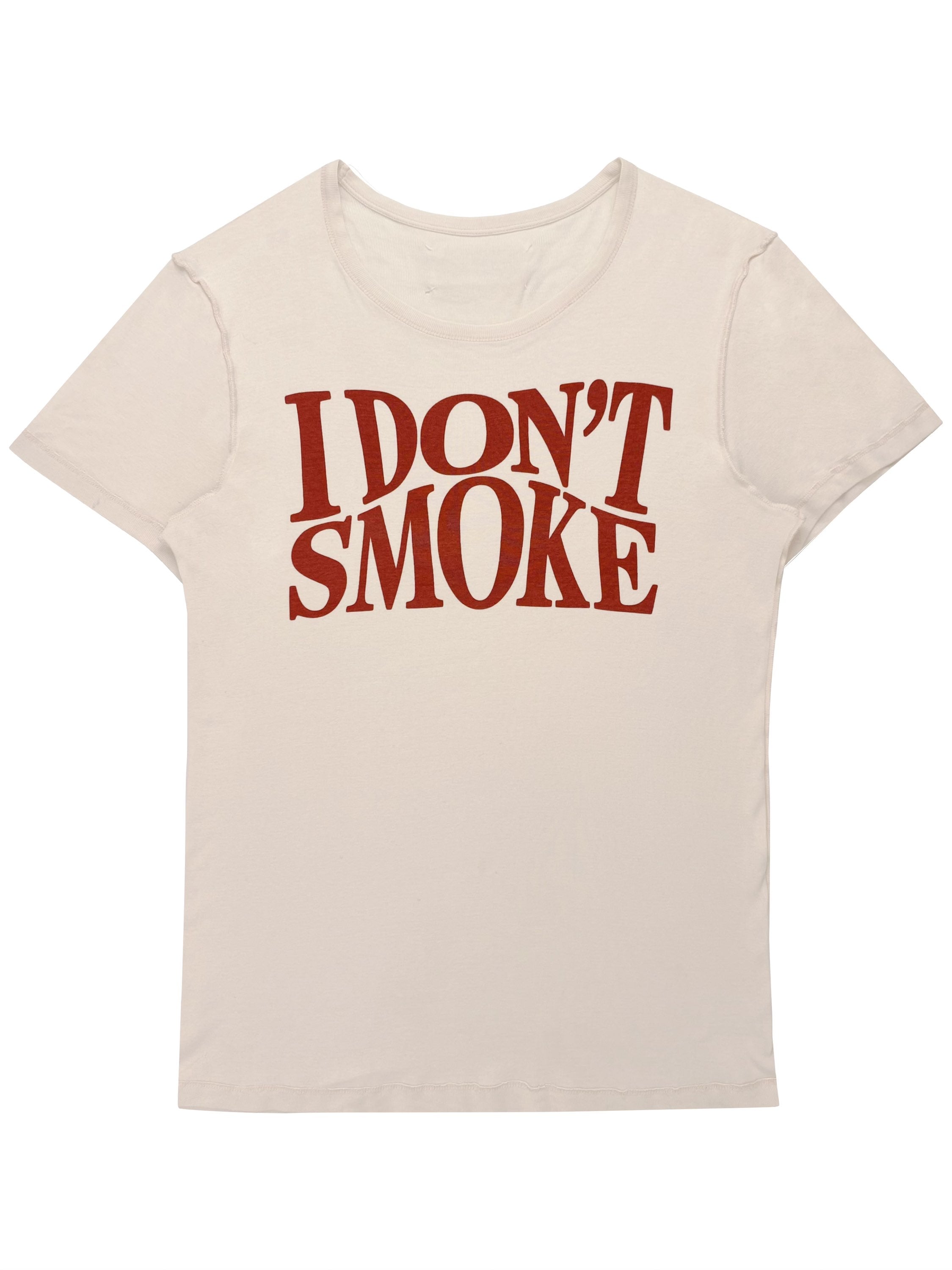AW06 Maison Margiela “I Don’t Smoke” Reversible Short Sleeve T-Shirt