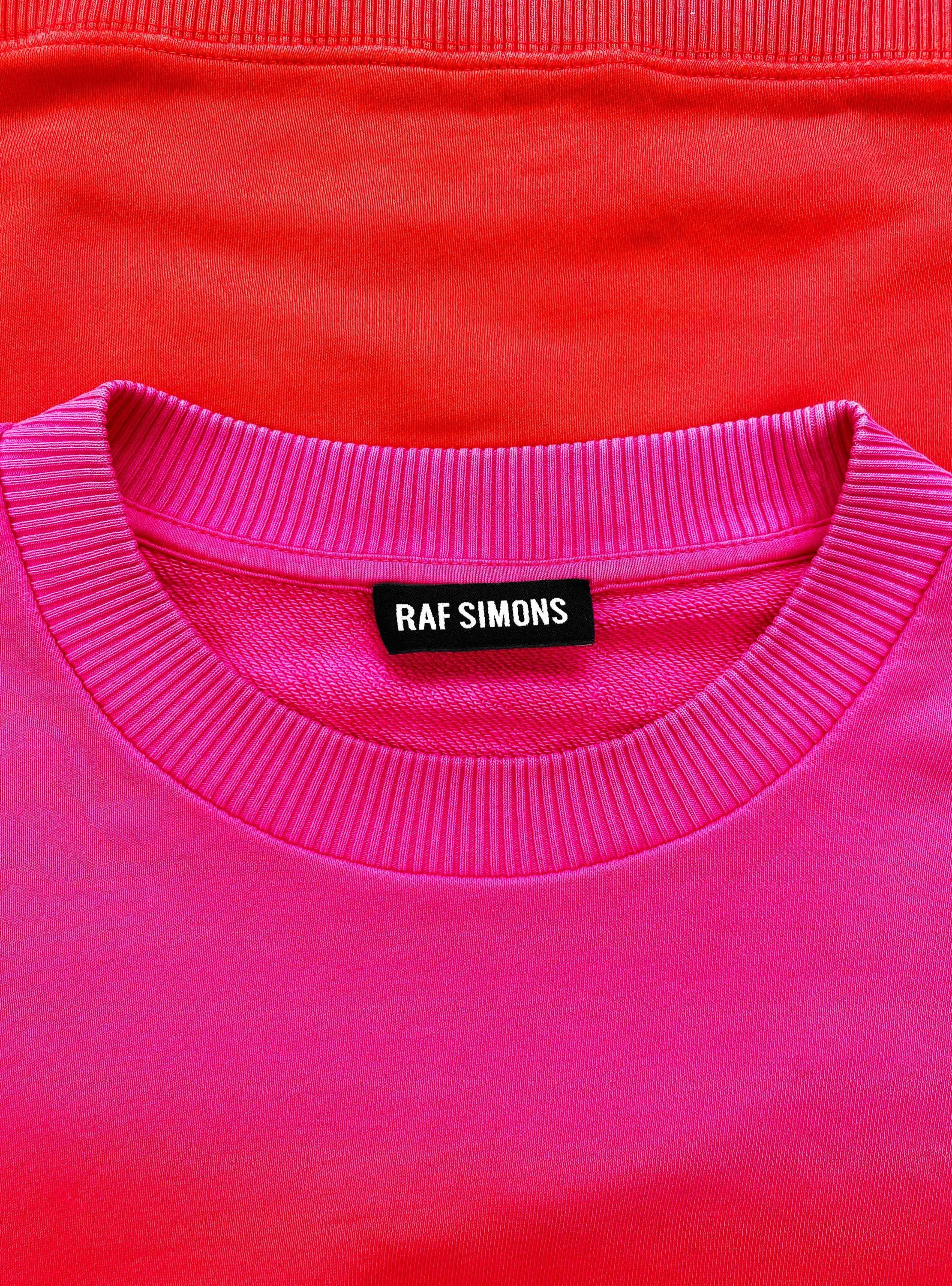 FW12 Raf Simons Gradient Dip Dye Neon Crewneck
